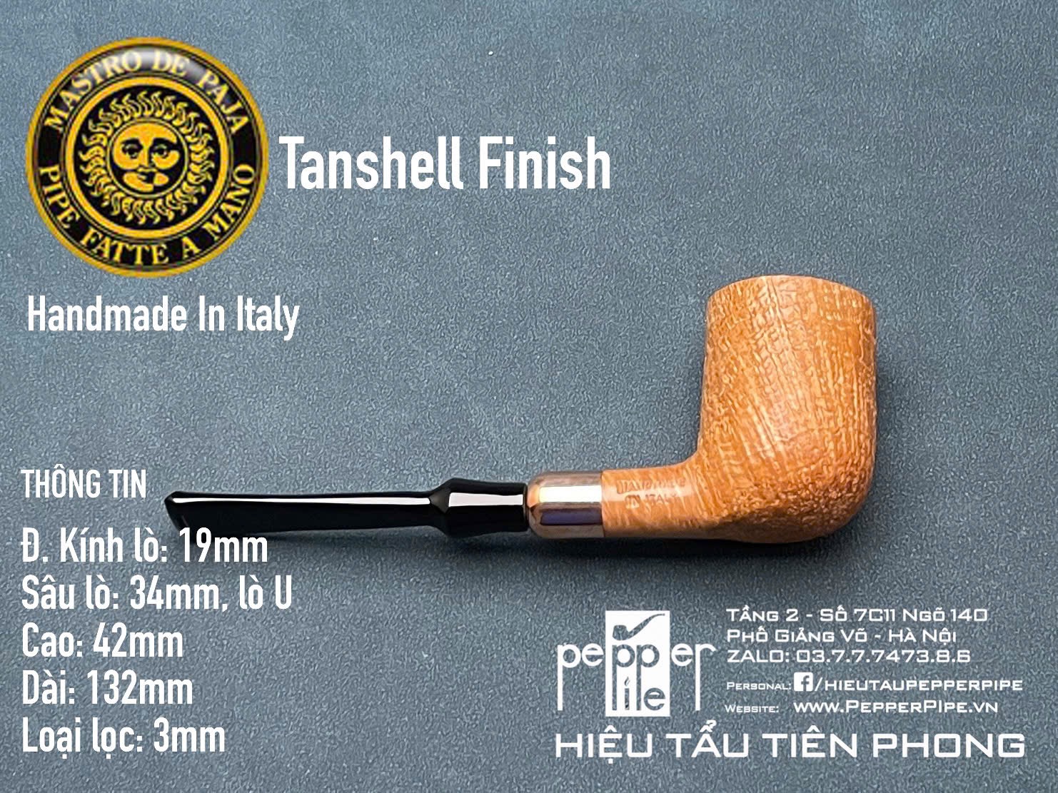 Mastro De Paja Tanshell Finish