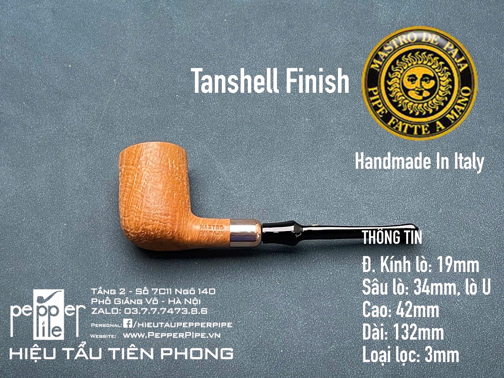 Mastro De Paja Tanshell Finish