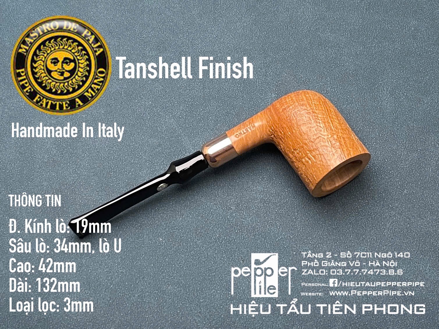 Mastro De Paja Tanshell Finish
