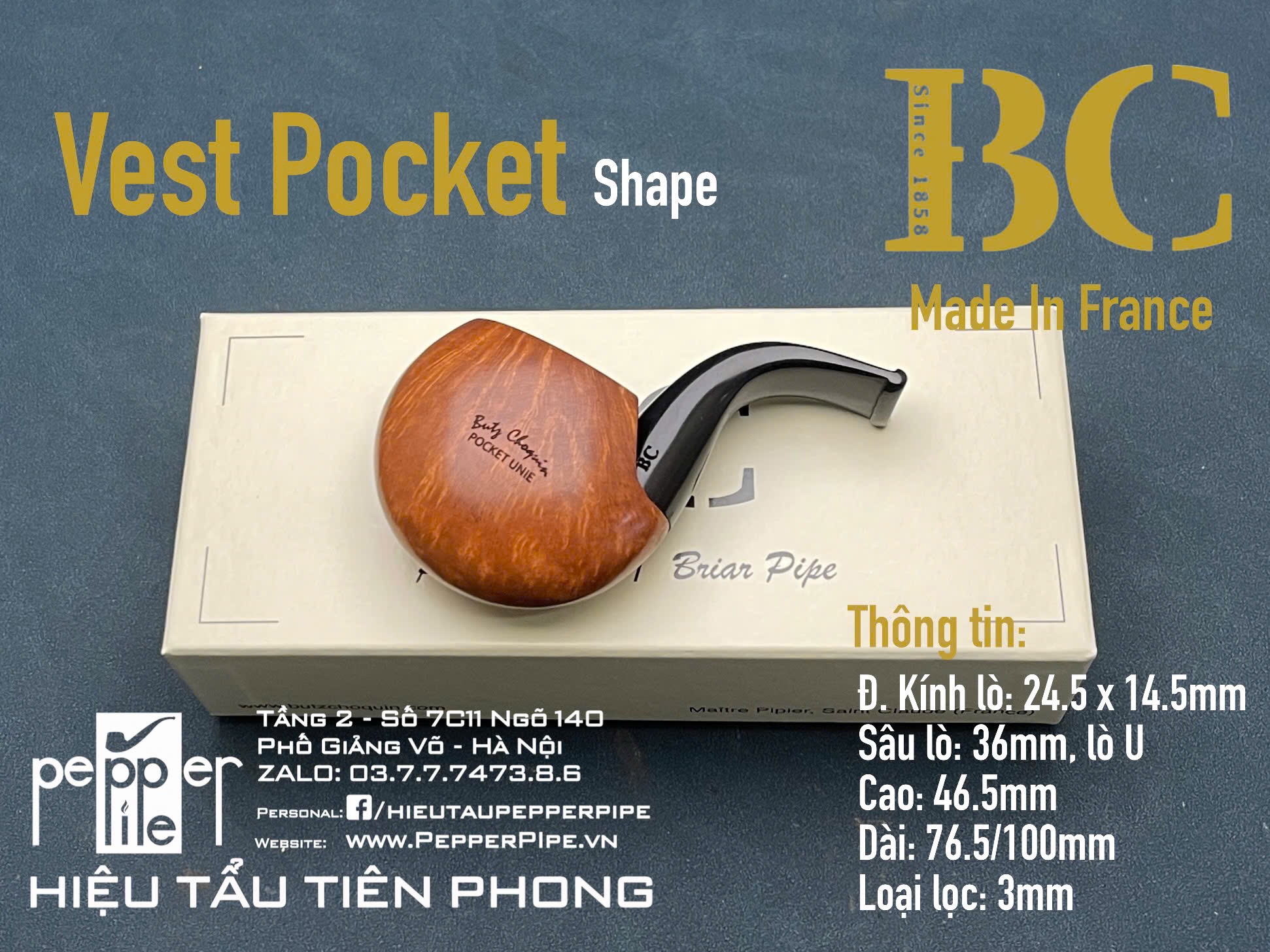 Butz Choquin Vest Pocket Model