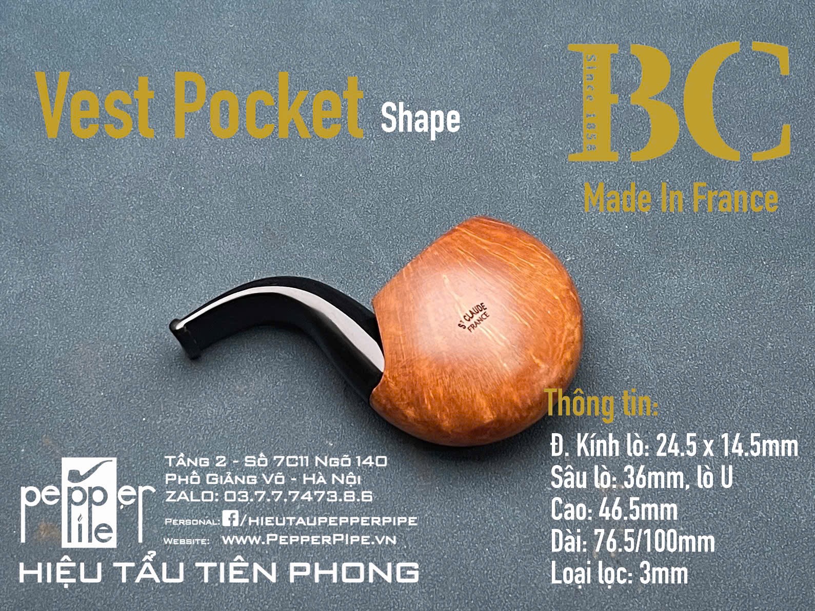Butz Choquin Vest Pocket Model