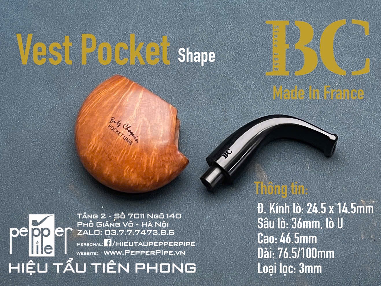 Butz Choquin Vest Pocket Model