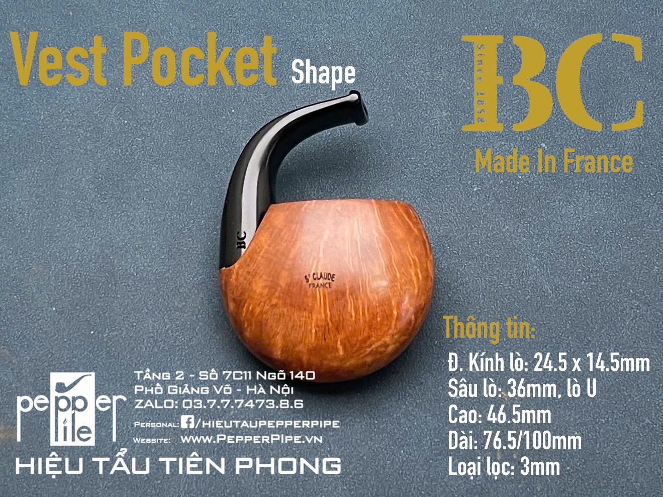 Butz Choquin Vest Pocket Model