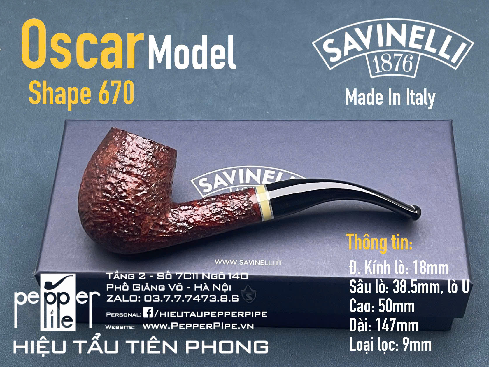 Savinelli Oscar Shape 670