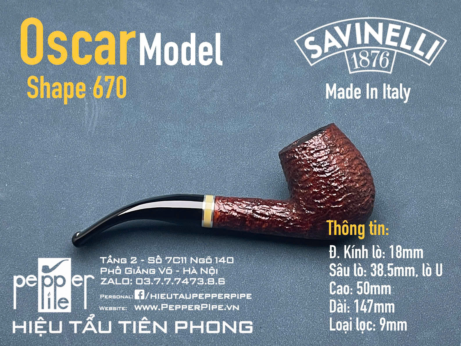 Savinelli Oscar Shape 670
