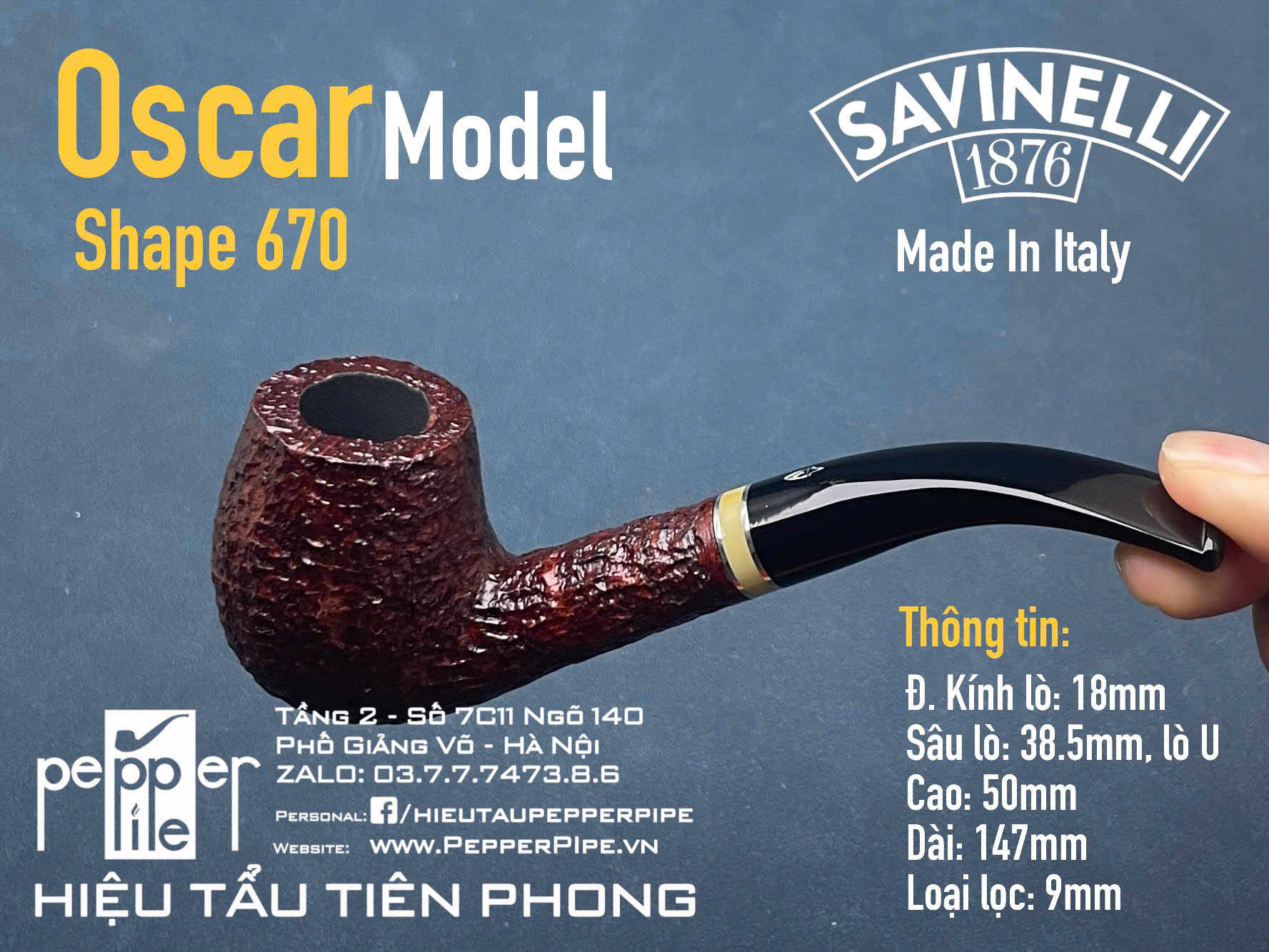 Savinelli Oscar Shape 670