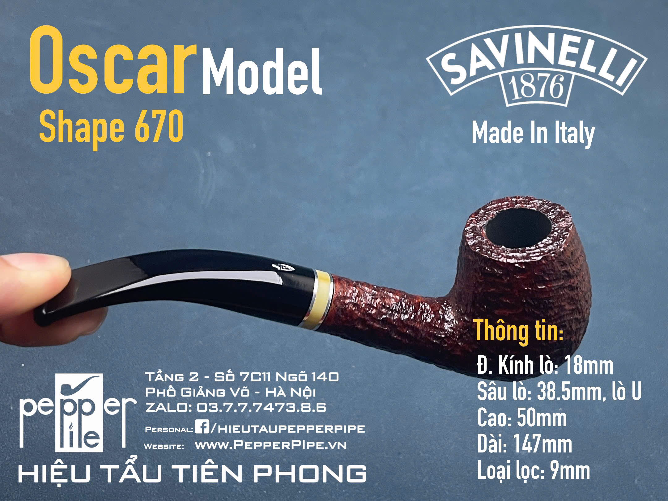 Savinelli Oscar Shape 670
