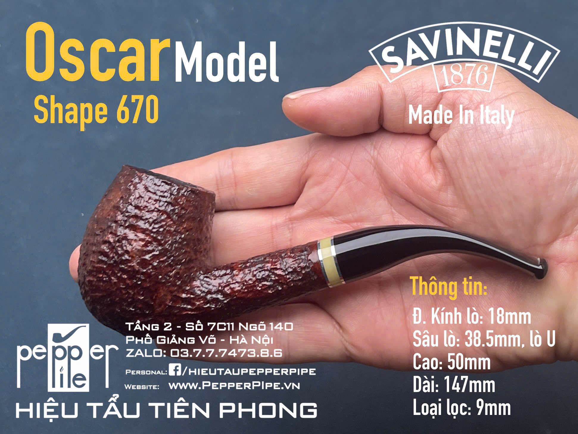 Savinelli Oscar Shape 670