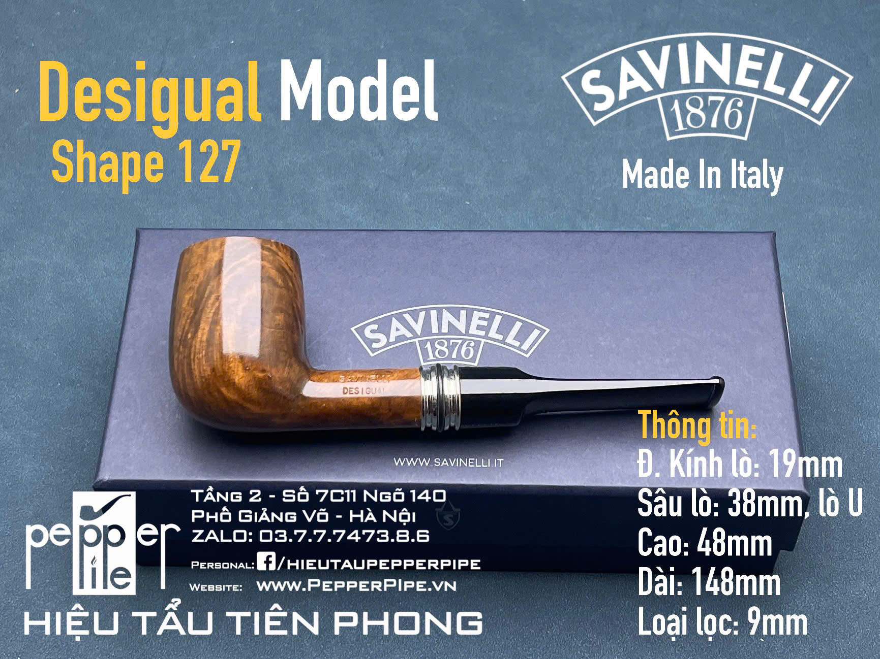 Savinelli Desigual Smooth Shape 127