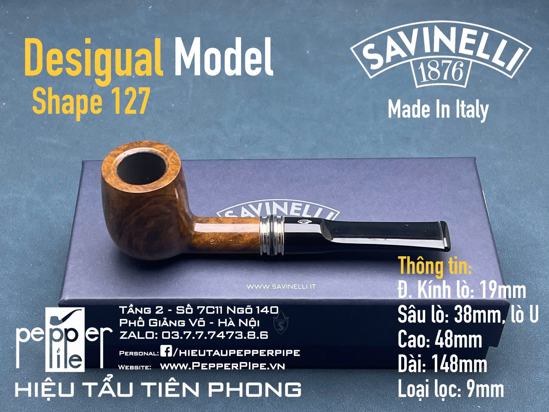 Savinelli Desigual Smooth Shape 127