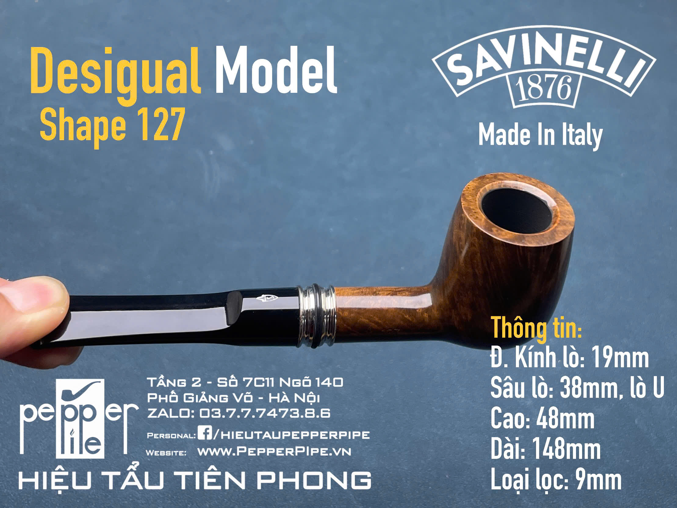Savinelli Desigual Smooth Shape 127