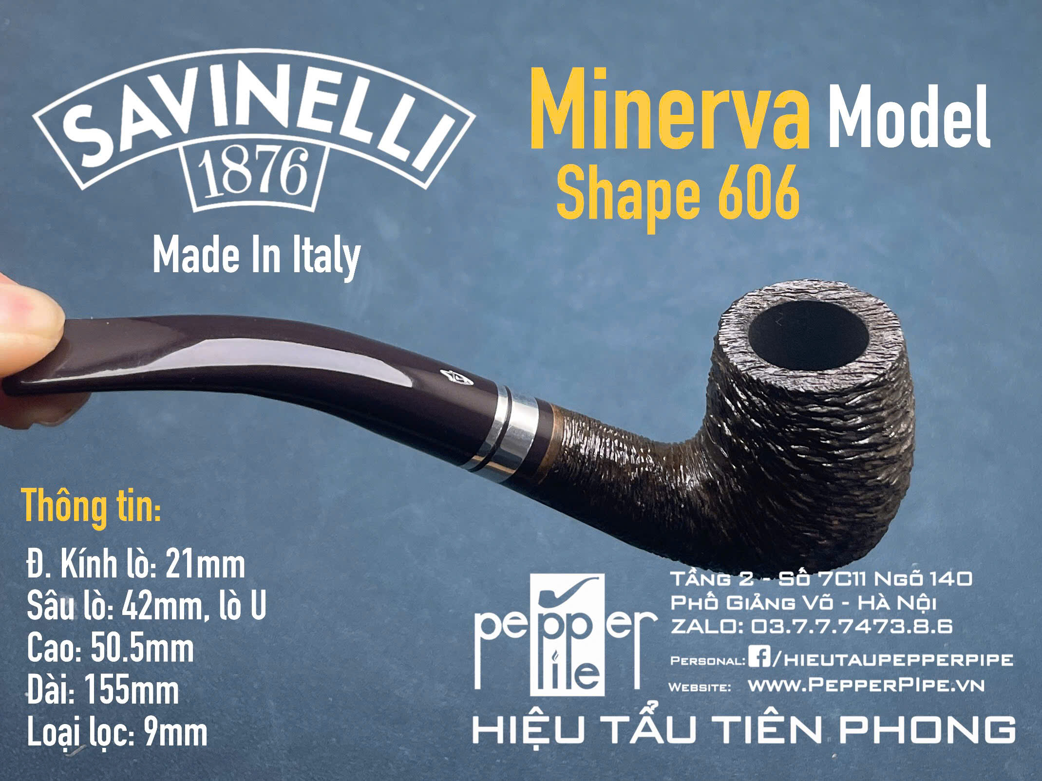 Savinelli Minerva Rustic Shape 606