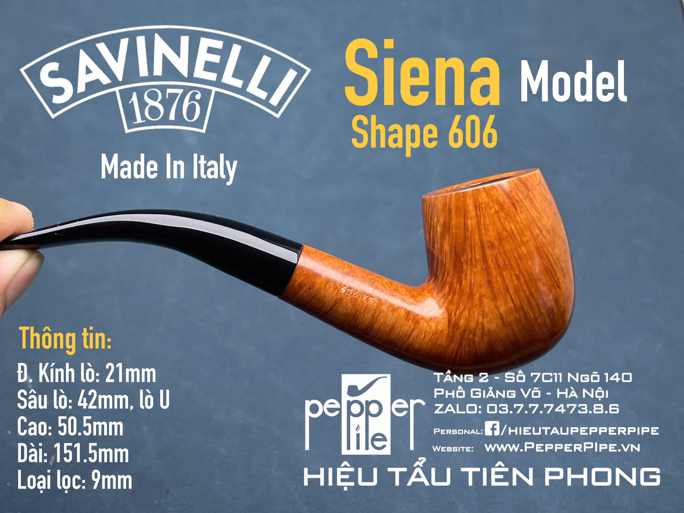 Savinelli Siena Smooth Shape 606