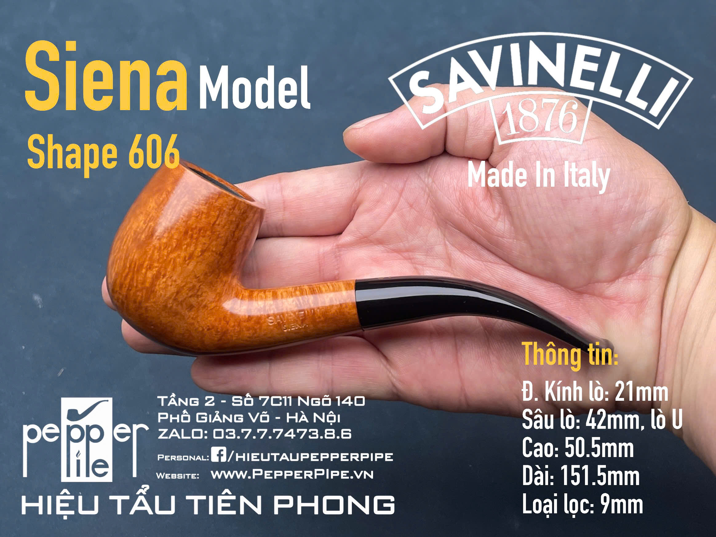 Savinelli Siena Smooth Shape 606