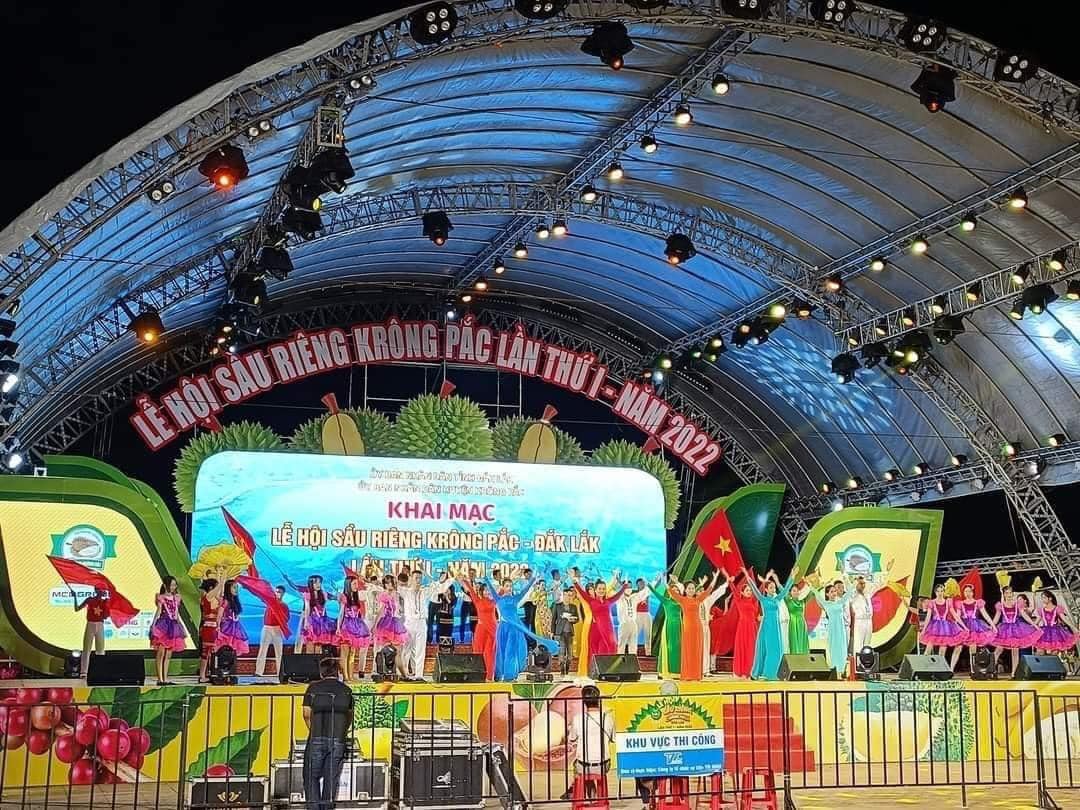 Khai mạc Lễ hội Sầu Riêng Krong Pắc lần thứ I năm 2022