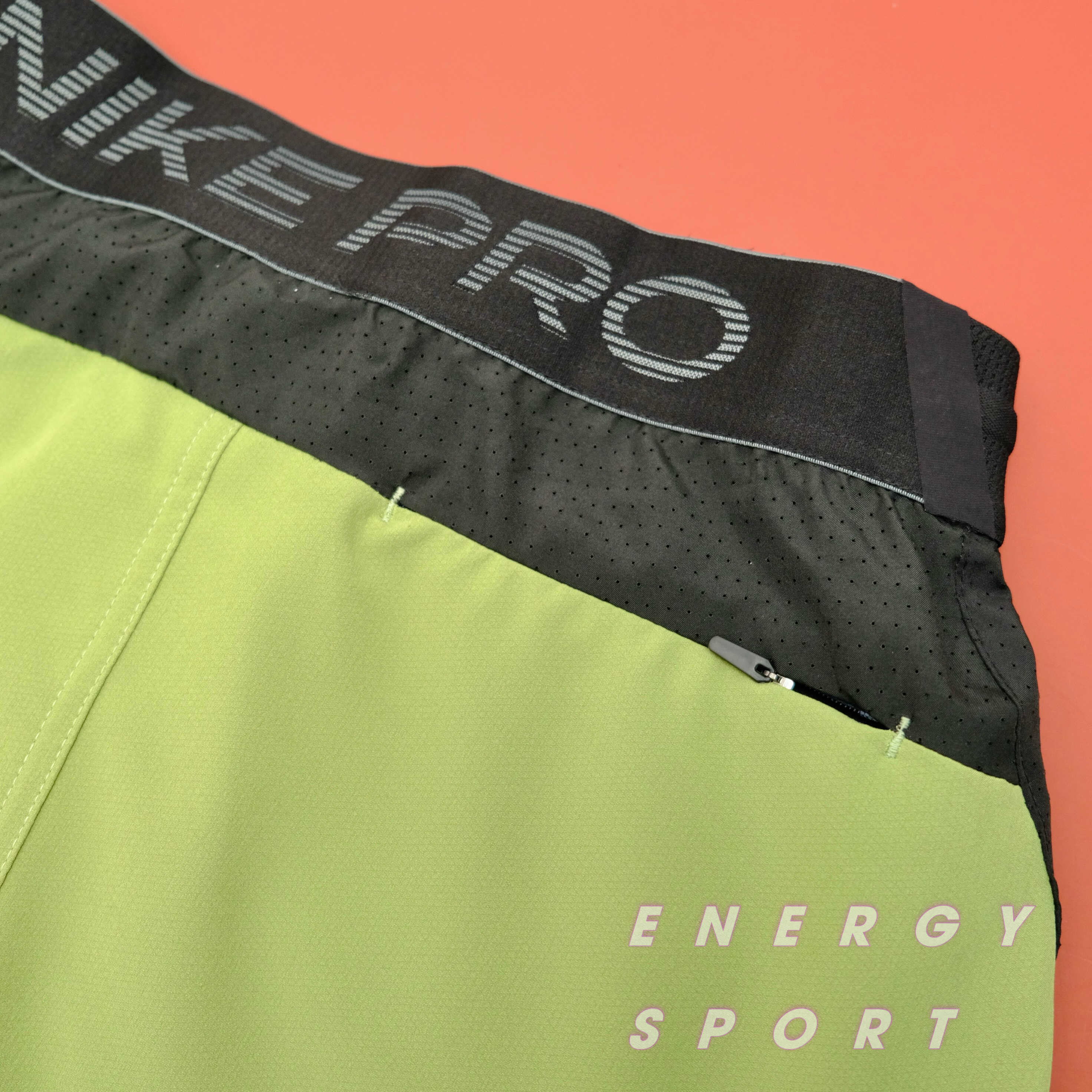 Quần Short Thể Thao Nam Nike Men's Pro Full Zip - Xanh Lá