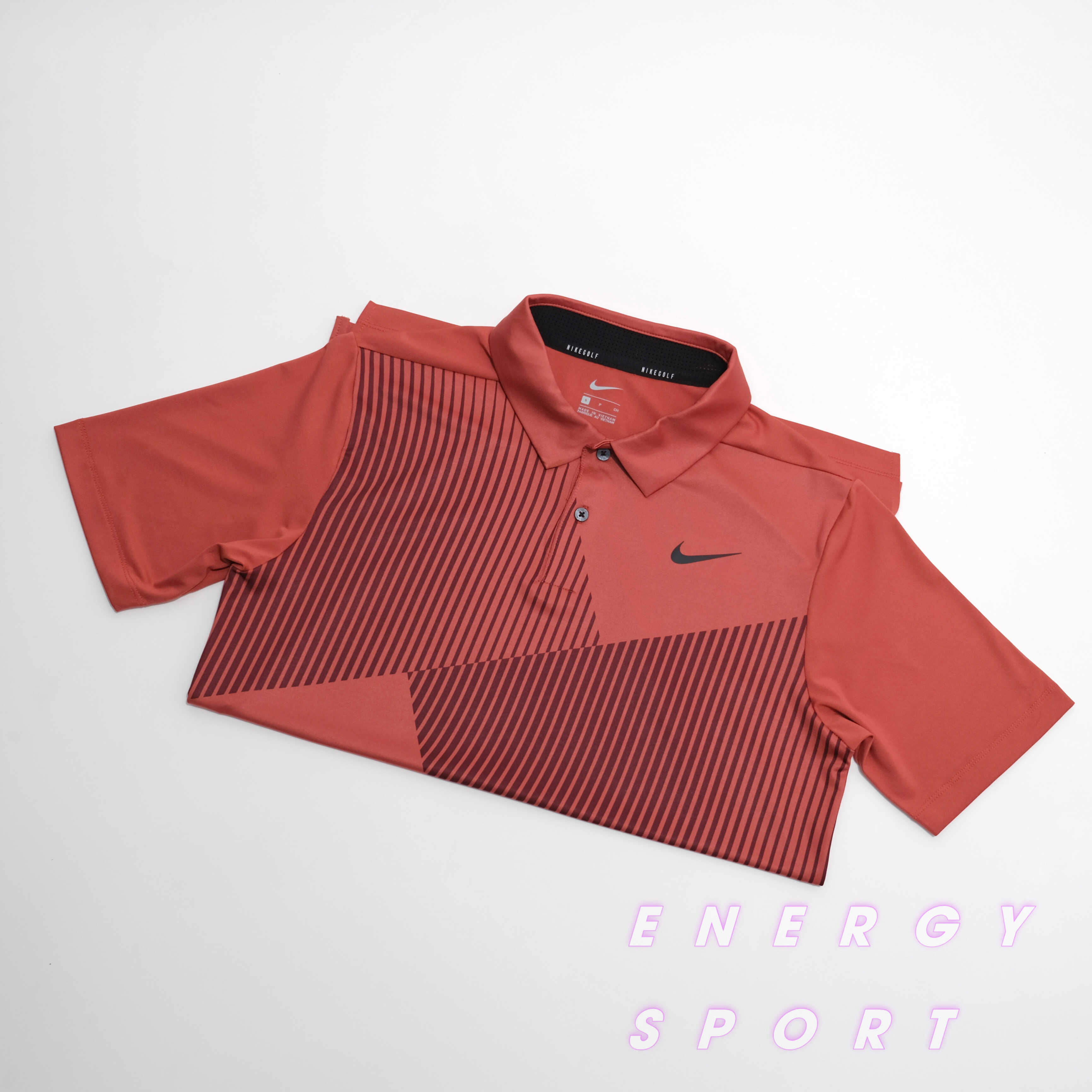 Áo Thun Polo Nam Nike Dri-Fit Vapor Print Golf - Đỏ