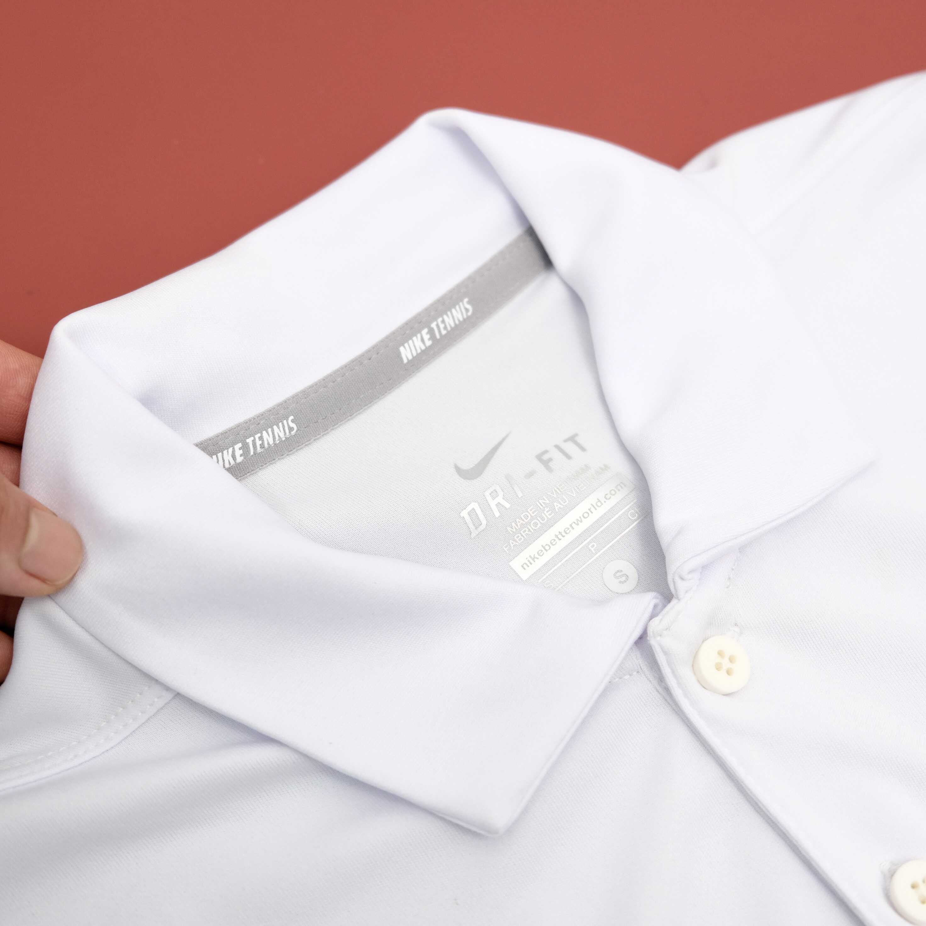 Áo Thun Polo Thể Thao Nam Nike Court Dri-FIT Men's Tennis - Trắng