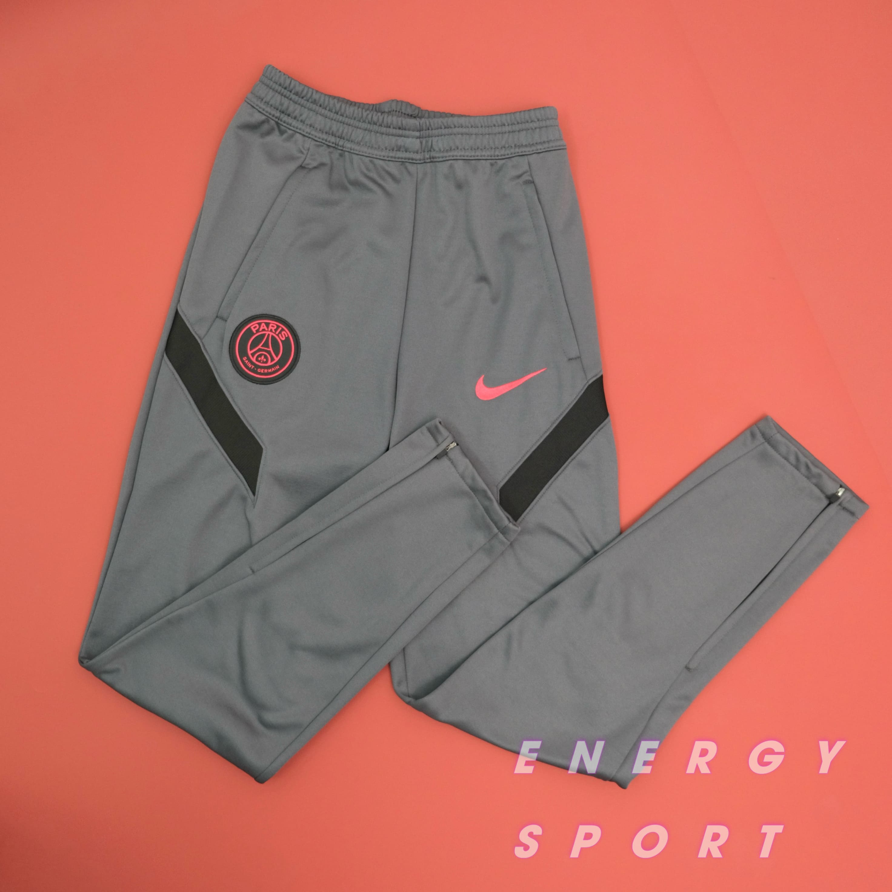 Bộ Quần Áo Thể Thao Nam Nike PSG Strike Gris Rouge