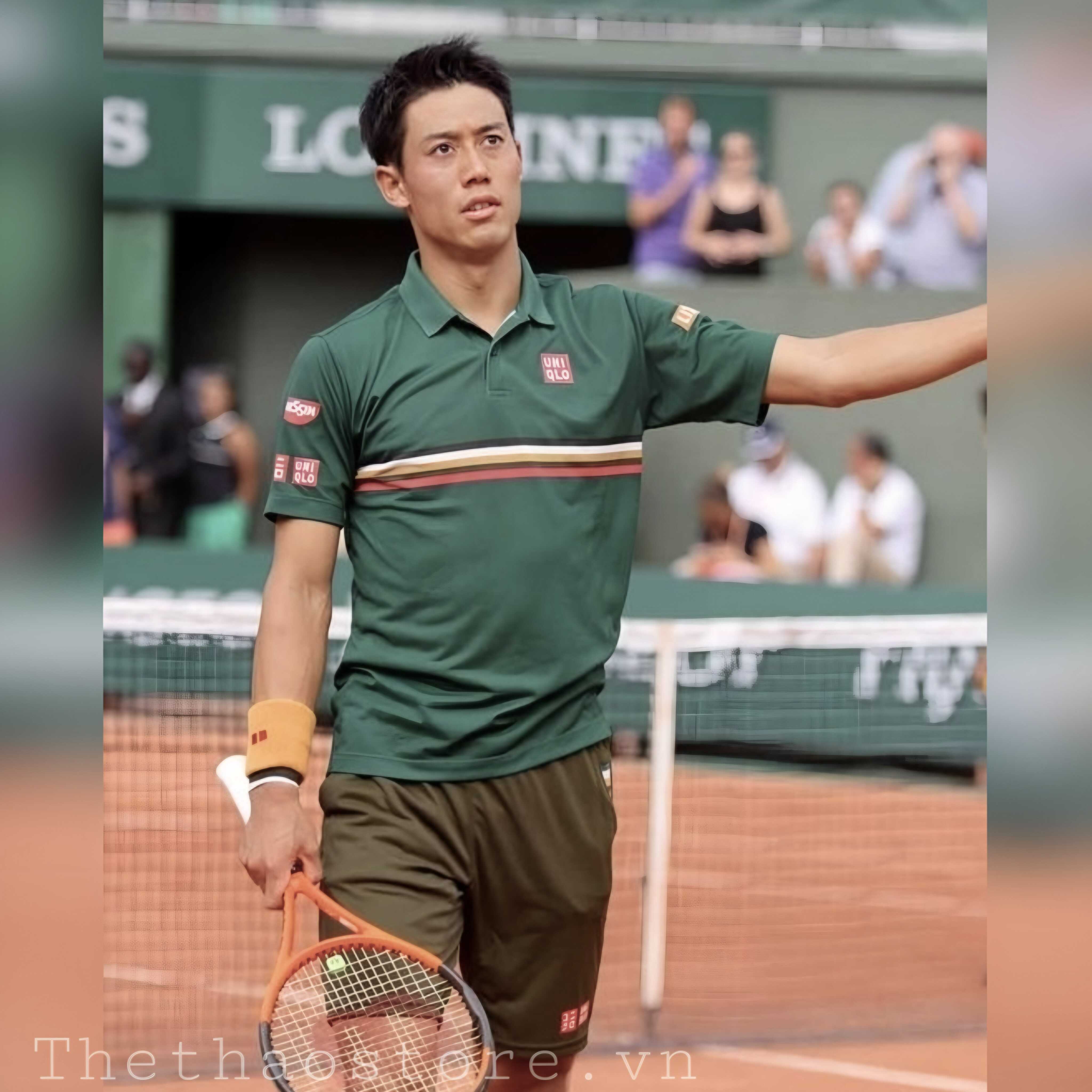 Bộ Quần Áo Thể Thao Nam Uniqlo Tennis Kei Nishikori Australia  MixASale