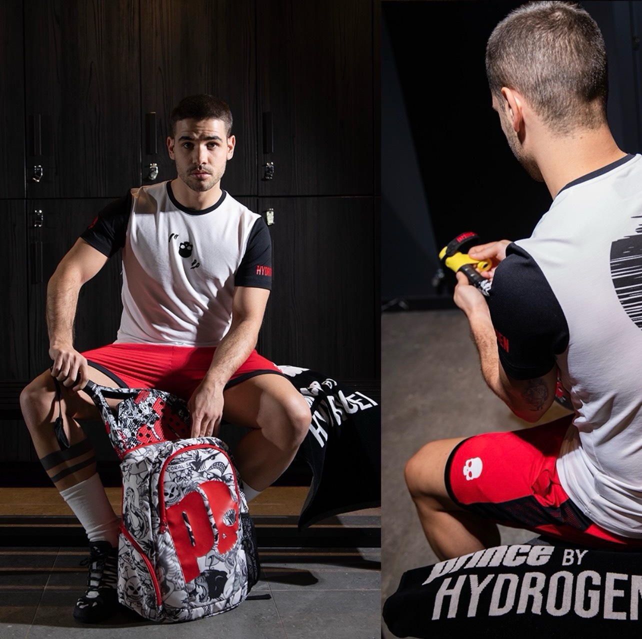 Bộ Quần Áo Thể Thao Tennis Hydrogen Crazy Racket Tech D00016-001