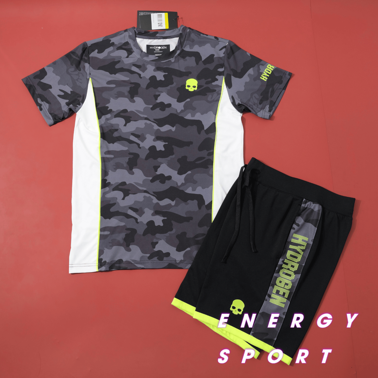 Bộ Quần Áo Thể Thao Tennis Hydrogen Camo Tech DT0007-L92