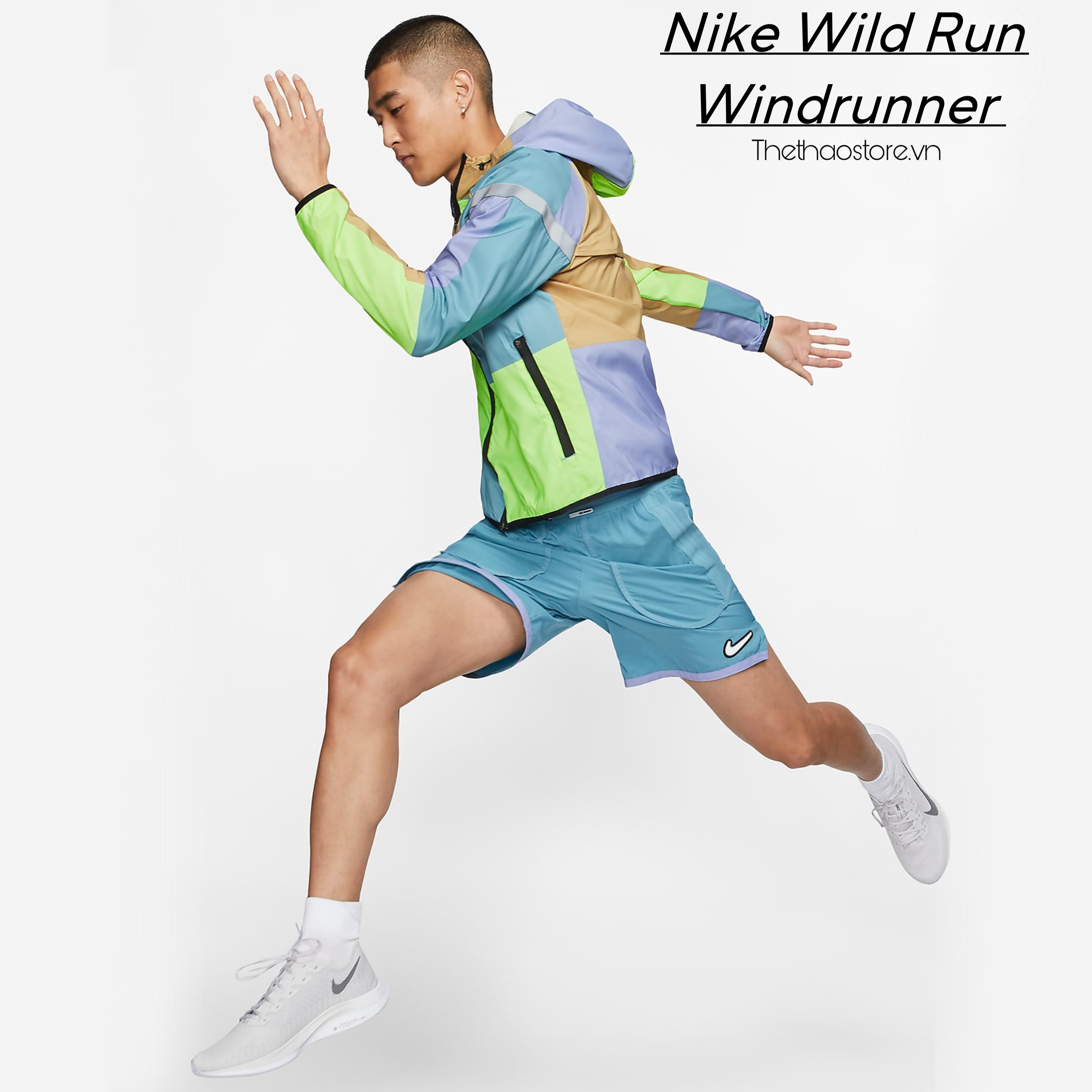 Áo Khoác Gió Nike Windrunner Wild Run CK0683-424