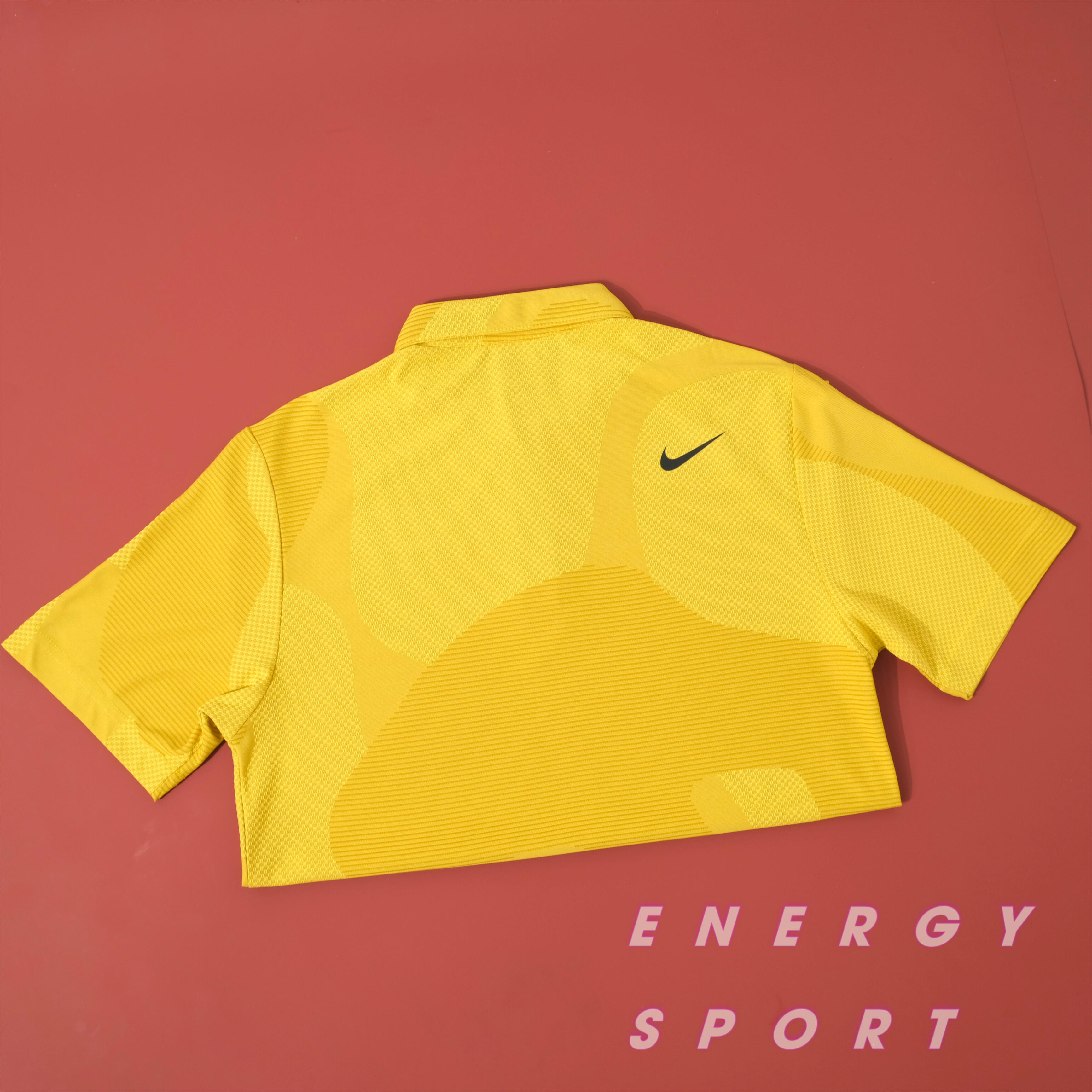 Áo Thun Polo Nam NK Dri-FIT ADV Tour Camo Golf - Vàng