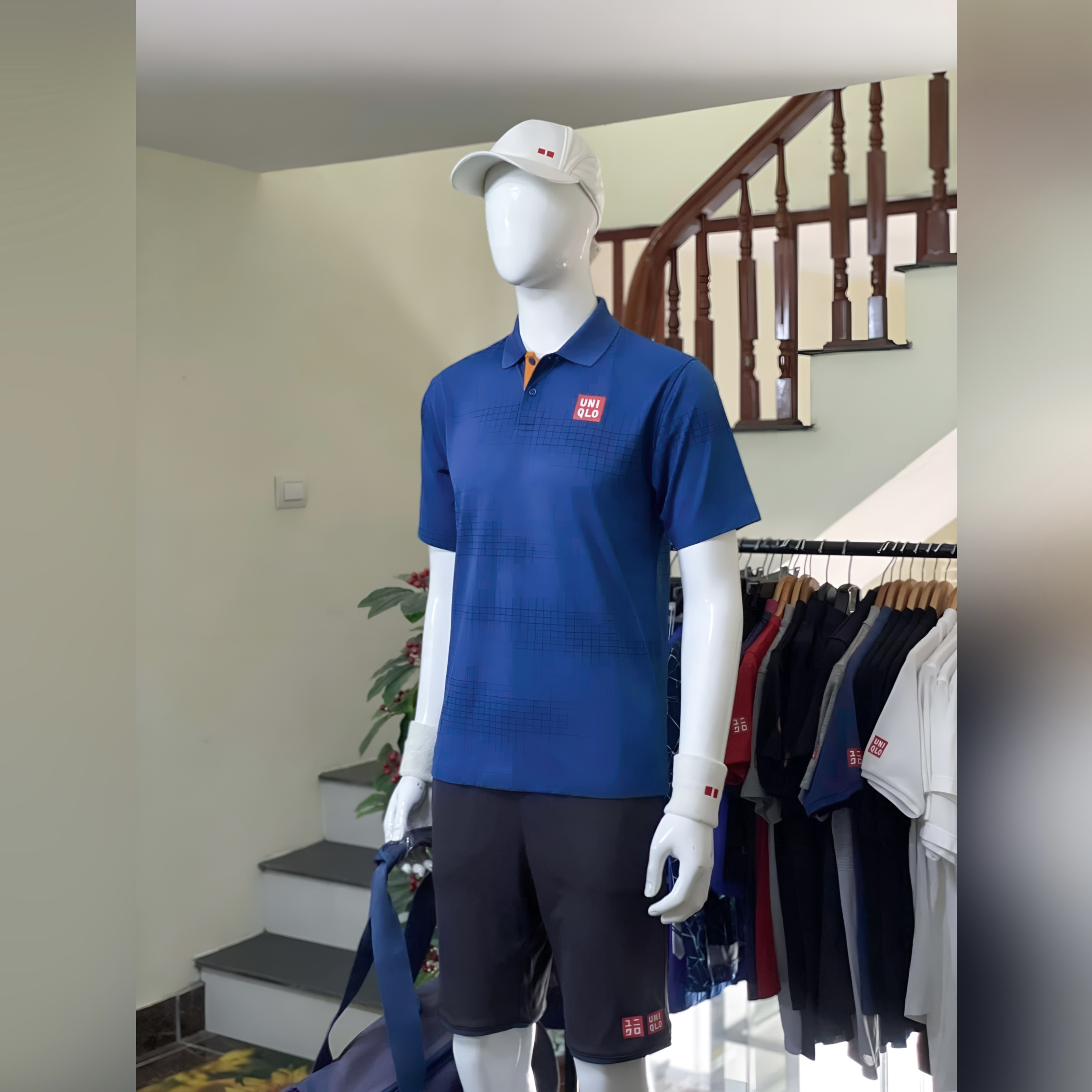 Bộ Thể Quần Áo Thao Tennis Nam Uniqlo Kei Nishikori