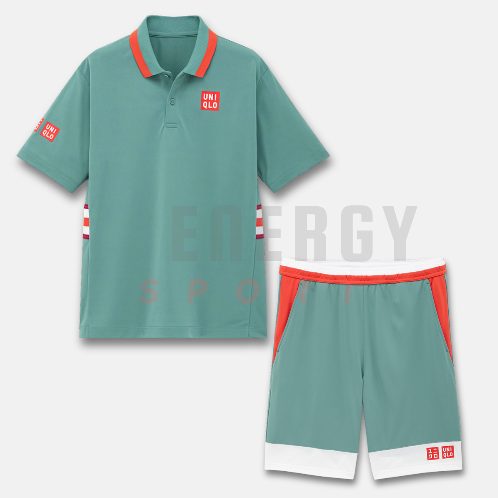 Bộ Quần Áo Thể Thao Nam Uniqlo Tennis Kei Nishikori Australia