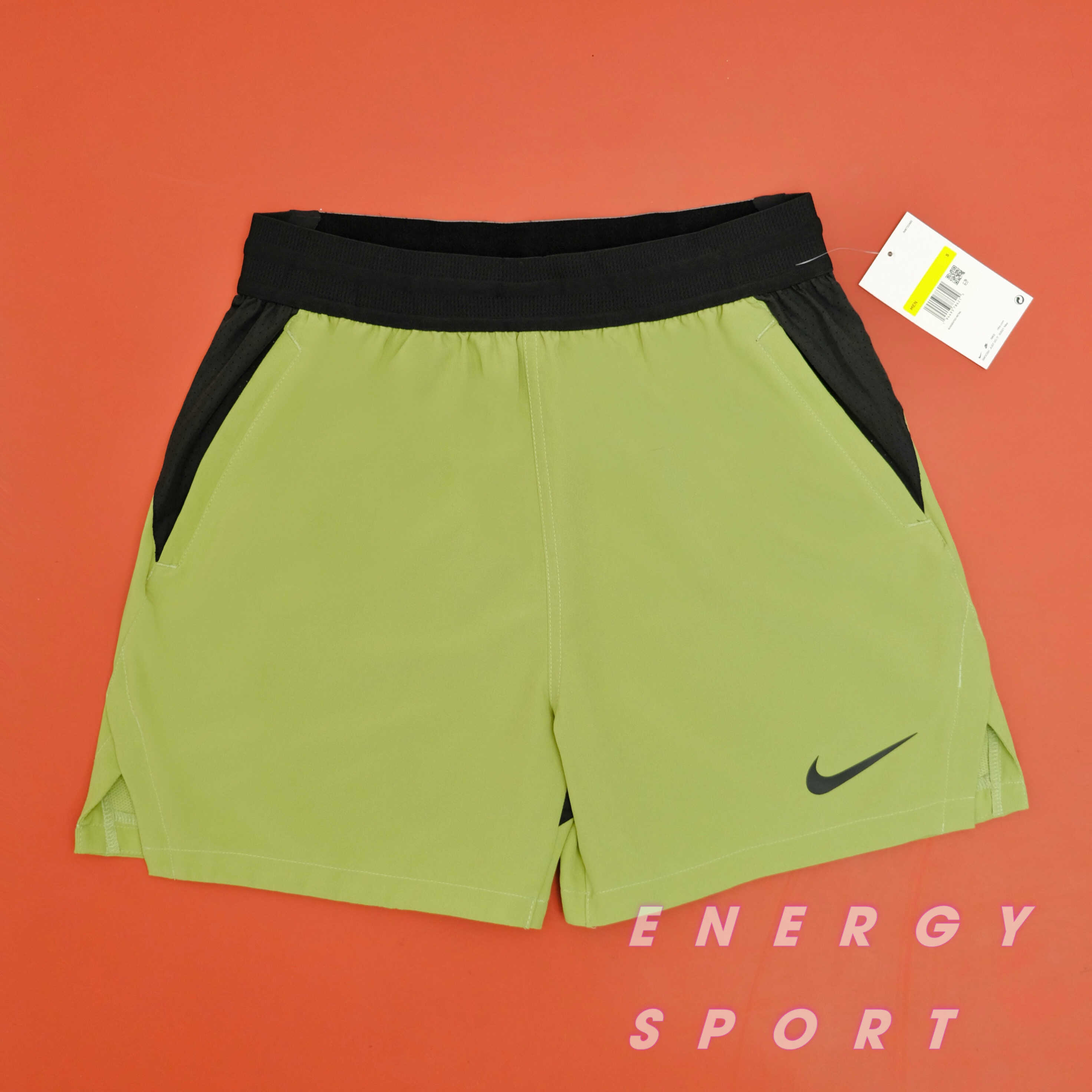 Quần Short Thể Thao Nam Nike Men's Pro Full Zip - Xanh Lá