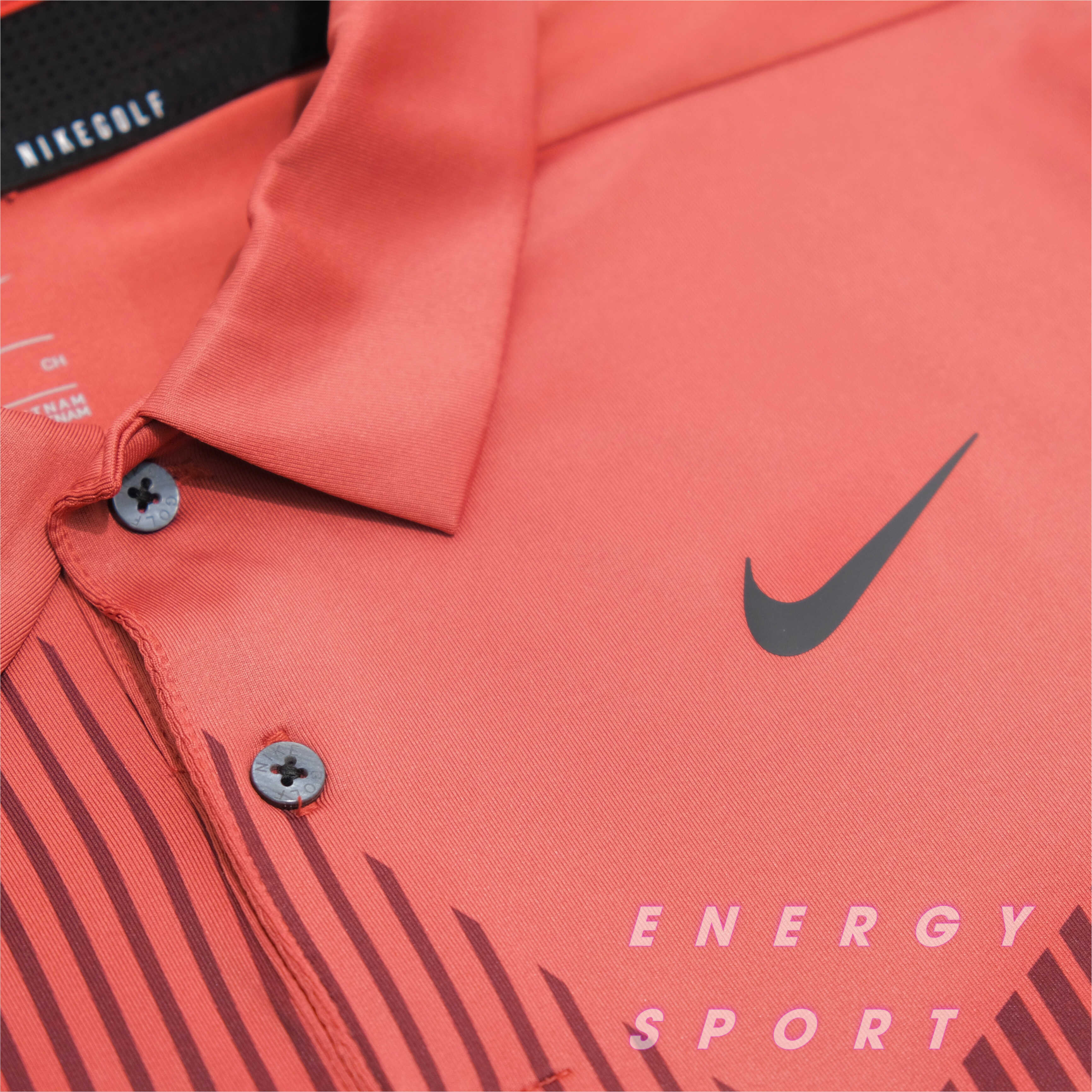 Áo Thun Polo Nam Nike Dri-Fit Vapor Print Golf - Đỏ