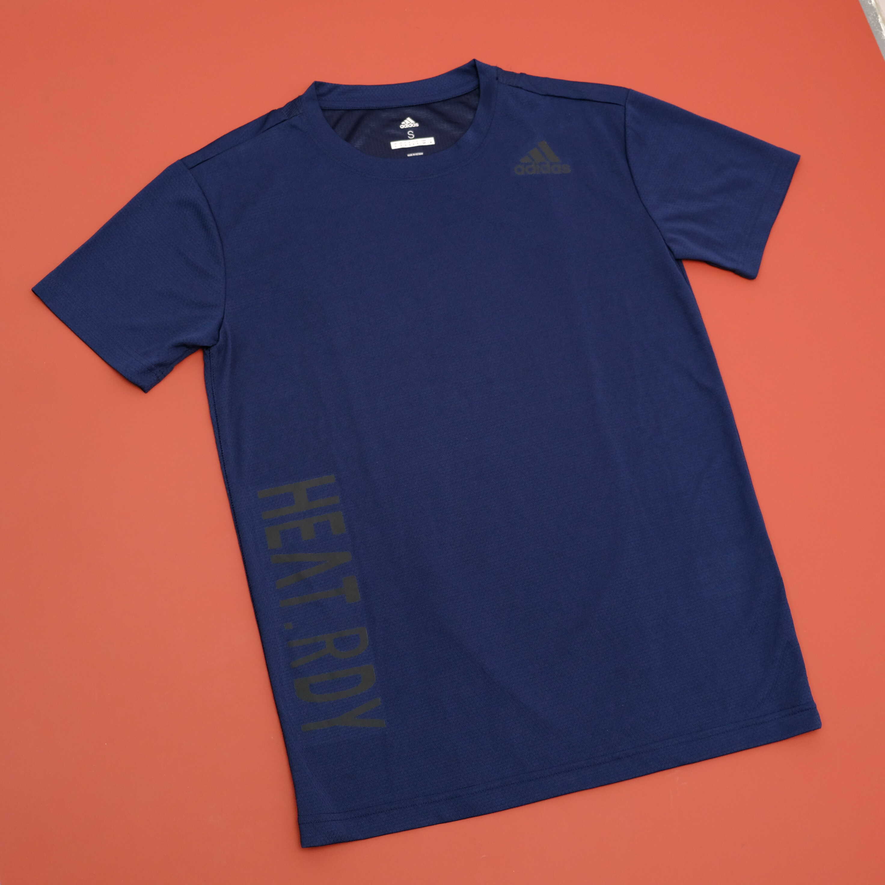 Áo Thun Thể Thao Nam Adidas Heat.RDY 3-Stripes - Navy