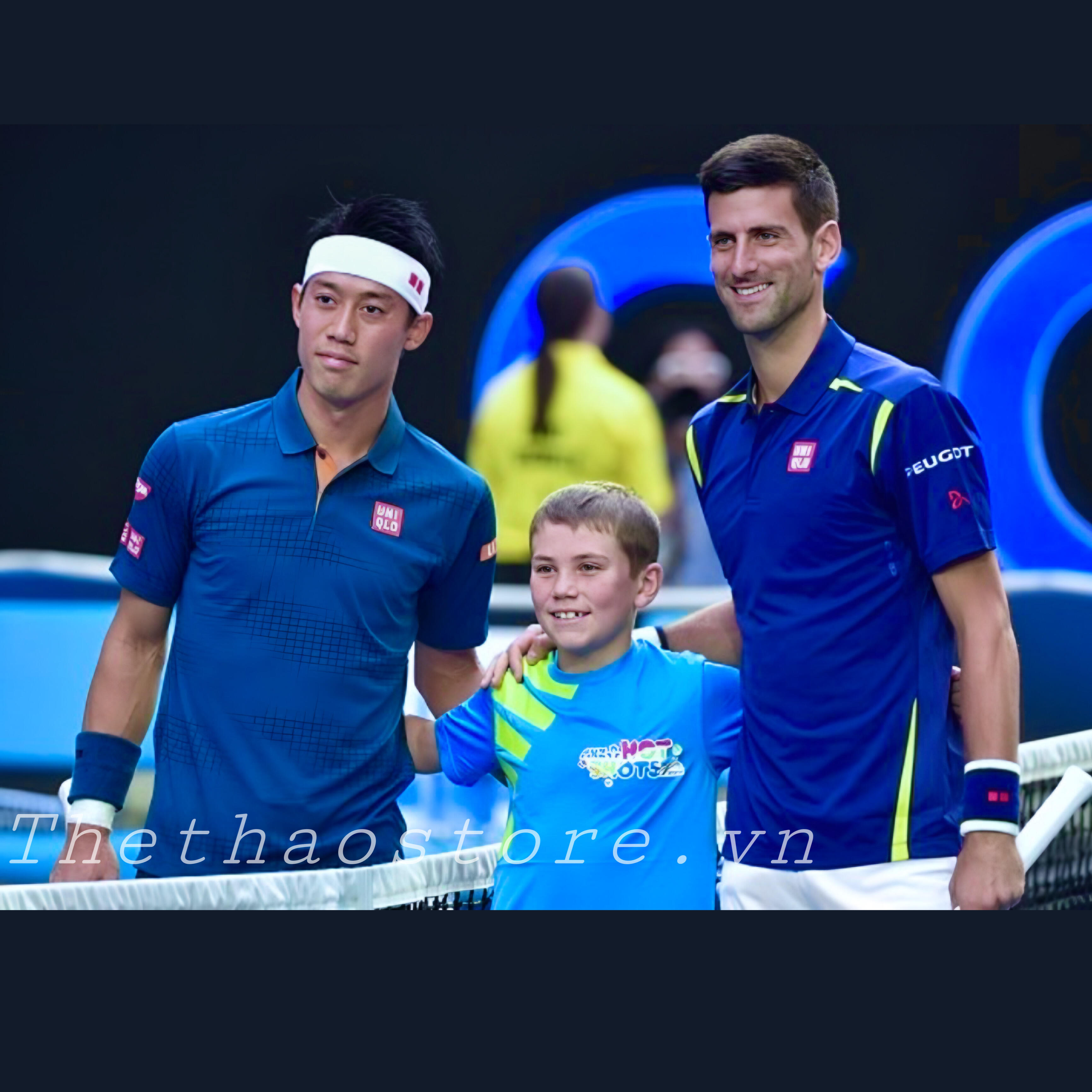 Bộ Thể Quần Áo Thao Tennis Nam Uniqlo Kei Nishikori