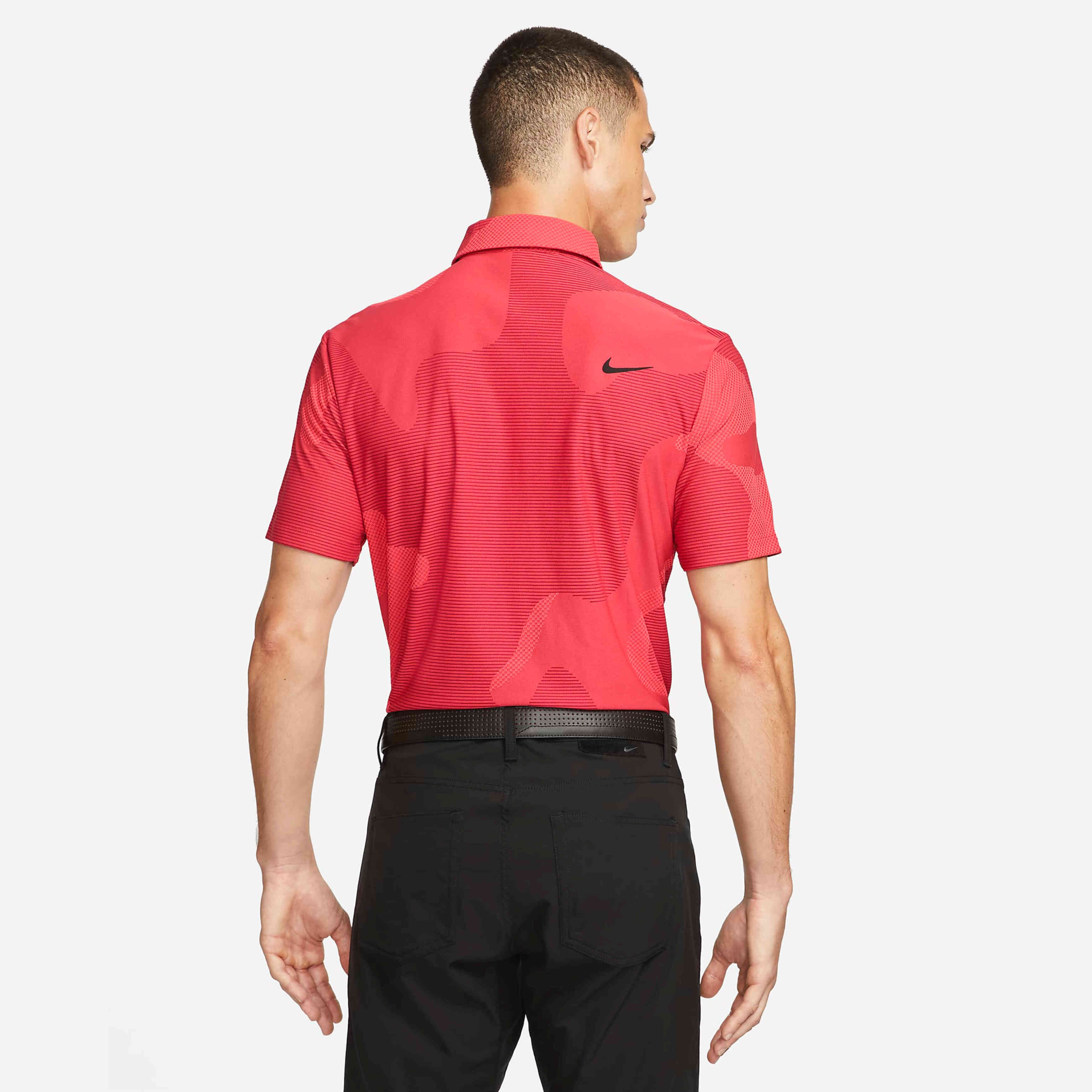 Áo Thun Polo Thể Thao Nam Nike Dri-FIT ADV Tour Camo Golf - Đỏ