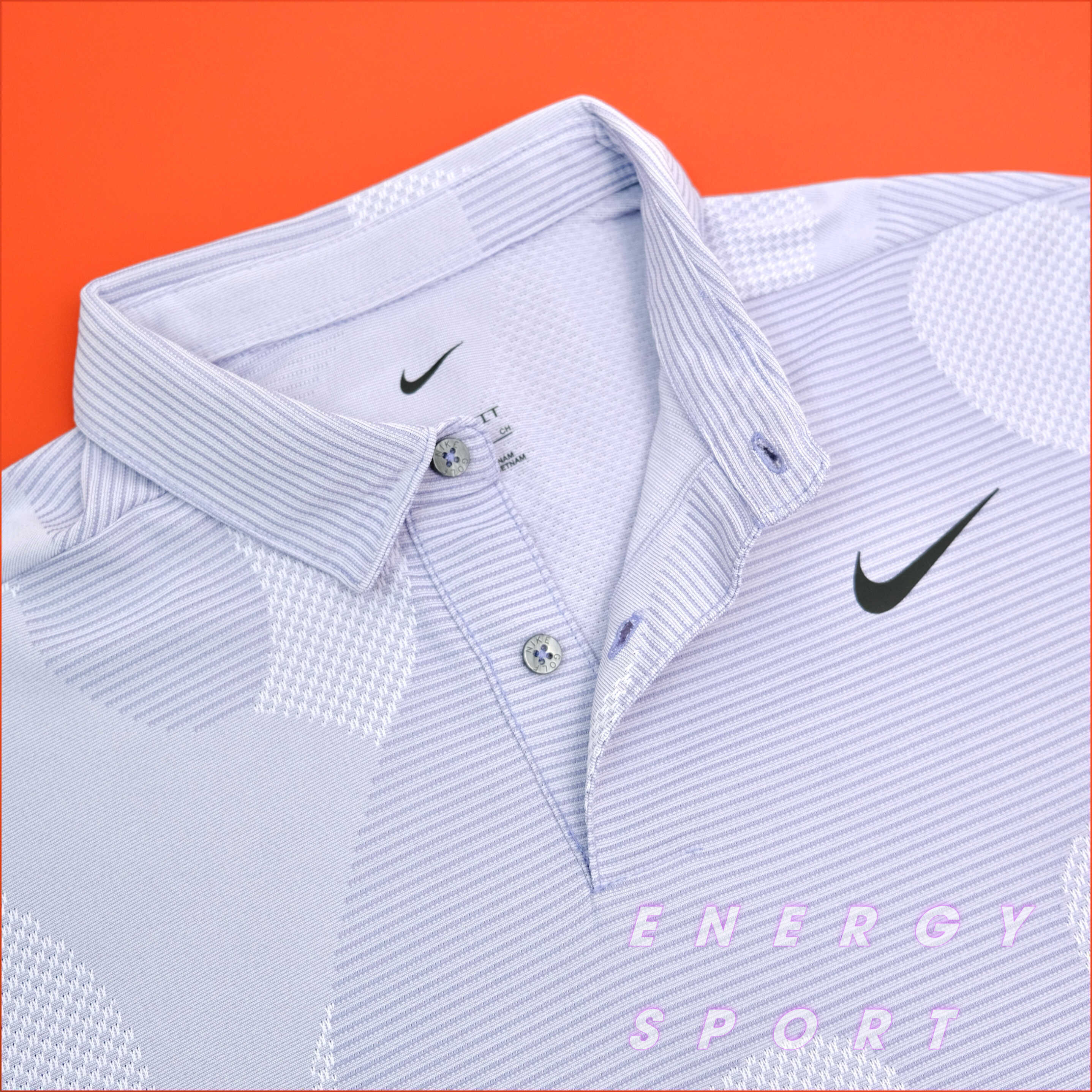 Áo Thun Polo Nam Nike Dri-FIT ADV Tour Camo Golf - Tím Khói