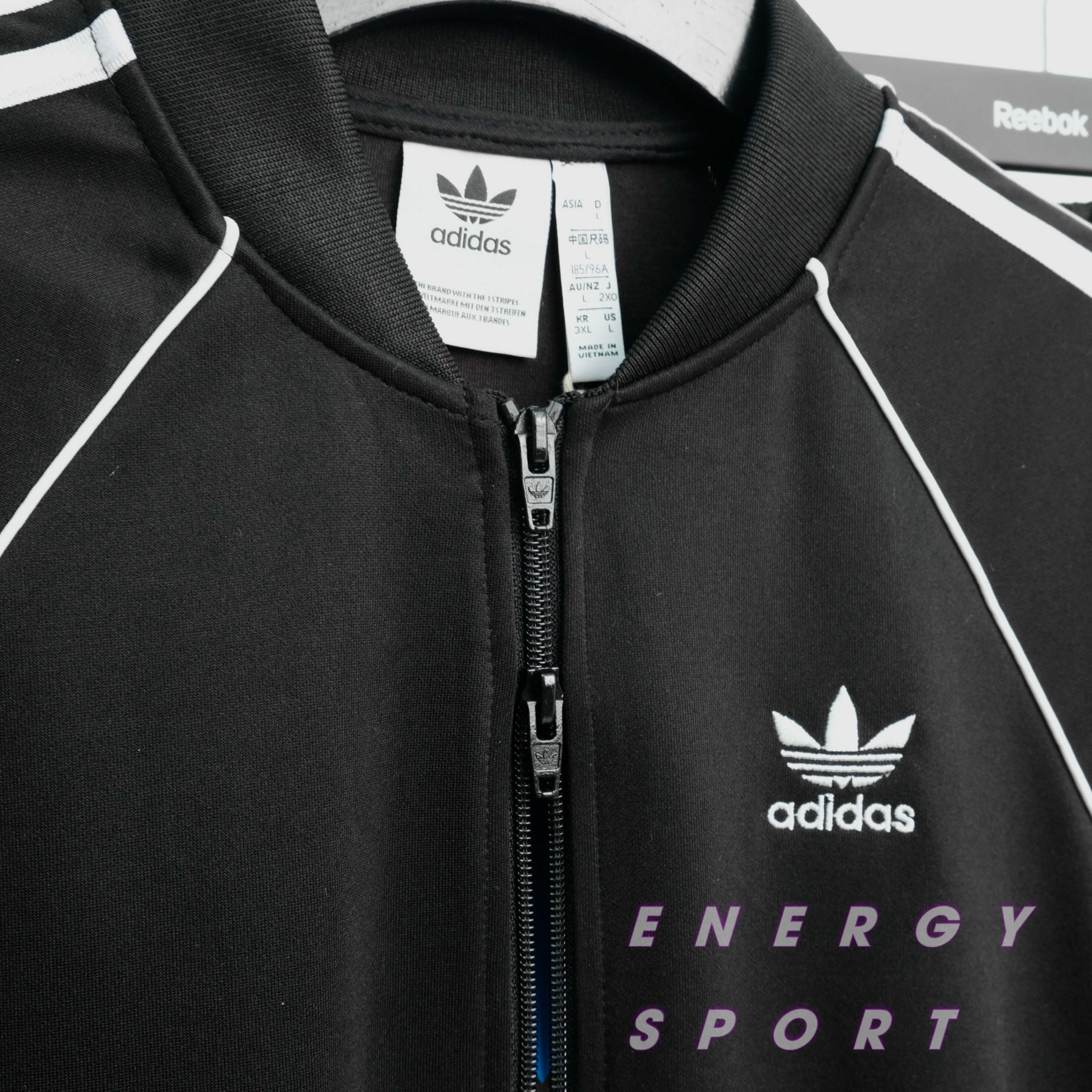 Áo Khoác Bomber Unisex Adidas Adicolor Classics SST Track Jacket - Màu Đen