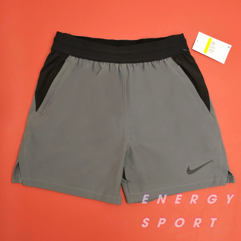 Quần Short Thể Thao Nam Nike Men's Pro Full Zip - Xám