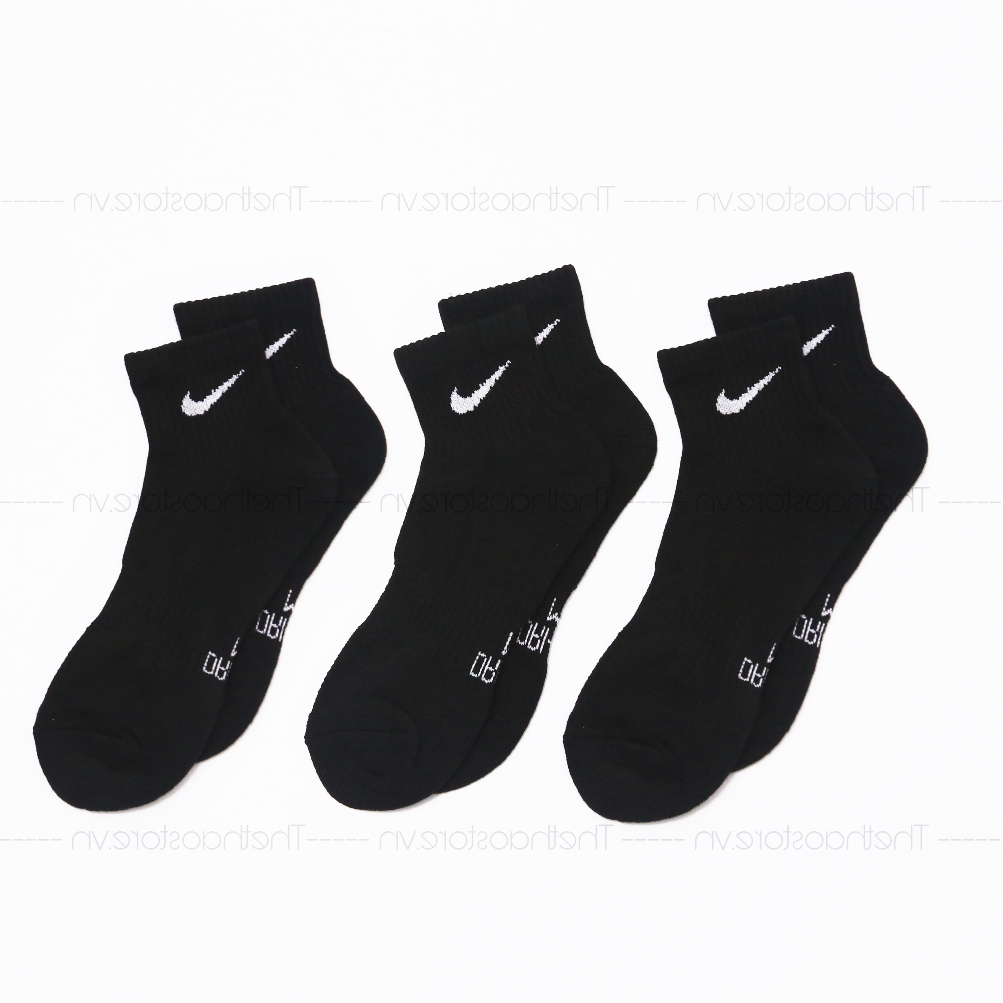 Vớ/ Tất Nike Everyday Plus Cushioned Cổ Trung - SX7667 100