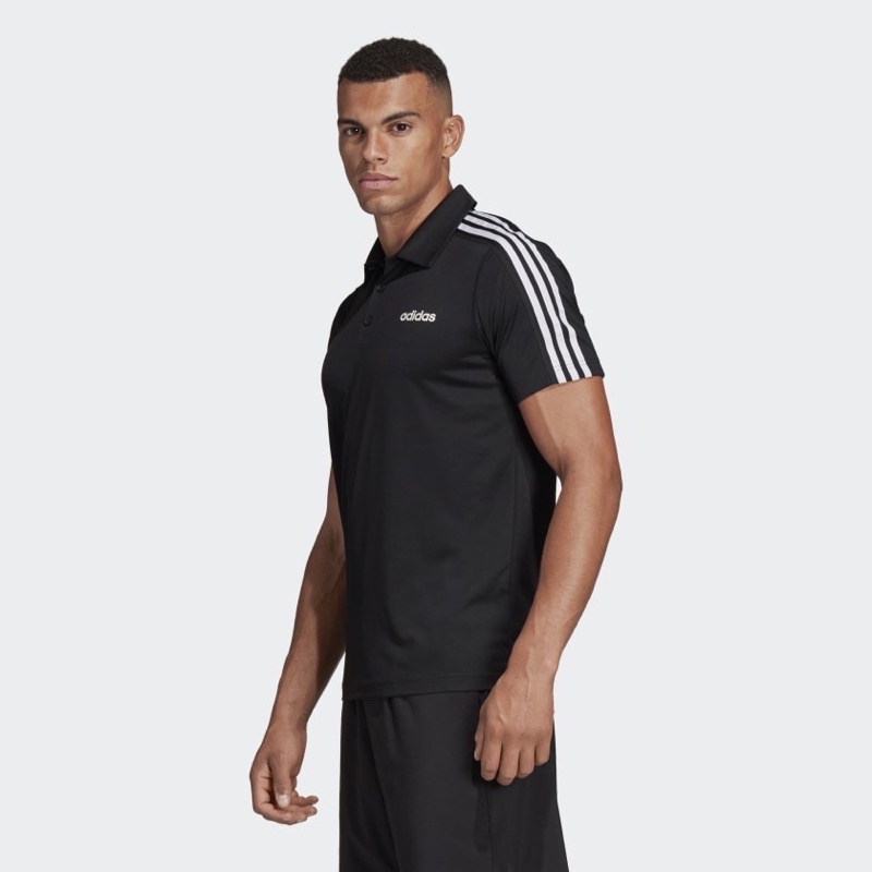 Áo Thun Cổ Bẻ Thể Thao Nam Adidas D2M 3 Strips Polo