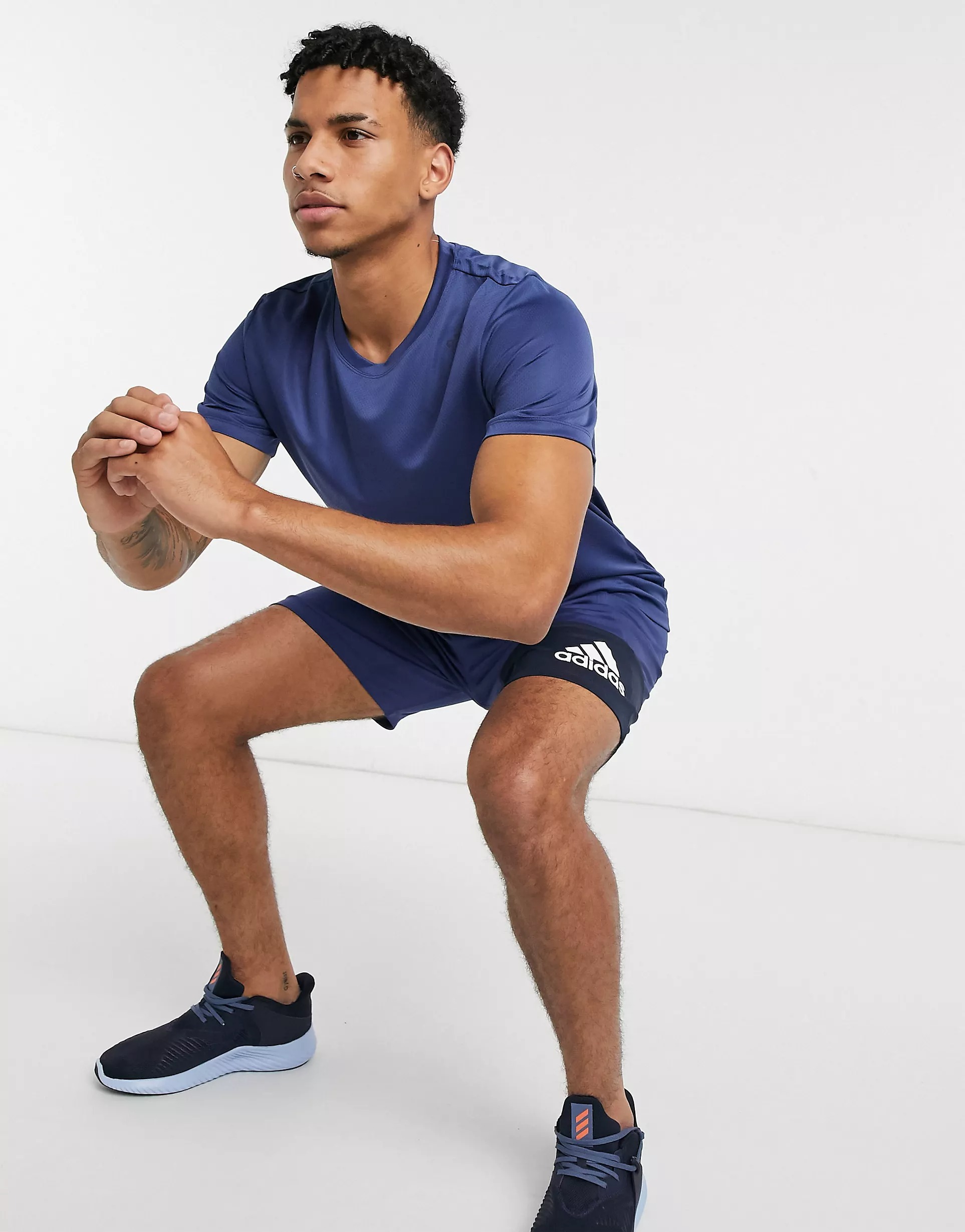 Áo Thun Thể Thao Nam Adidas Heat.RDY 3-Stripes - Navy