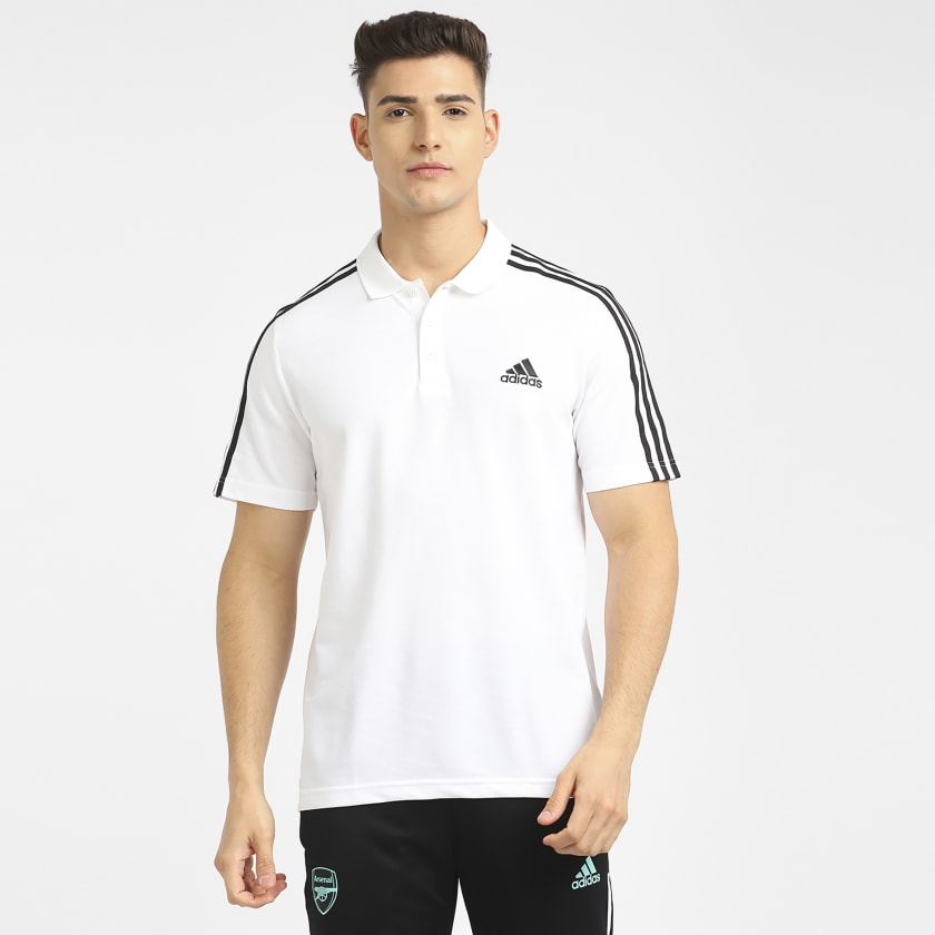 Áo Polo Thời Trang Thể Thao Nam Adidas 3 Strips Pique - HC1862 H18923