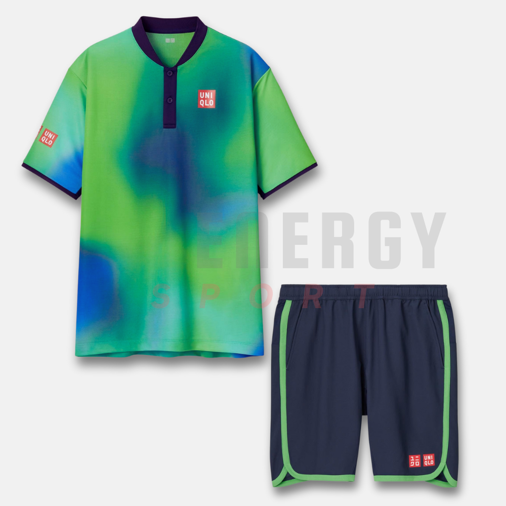 Bộ Quần Áo Thể Thao Tennis Uniqlo Kei-Nishikori 2024