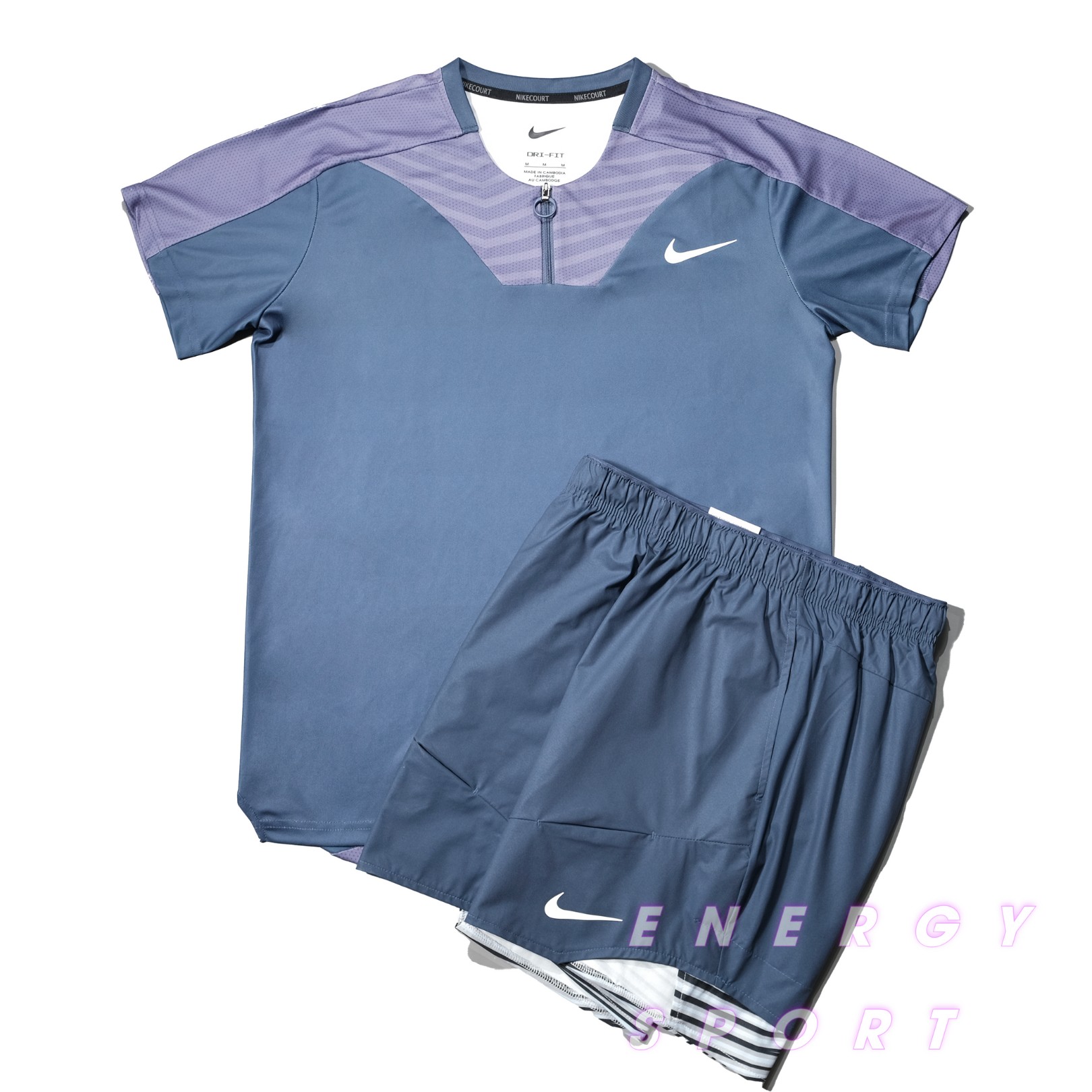 Bộ Quần Áo Thể Thao Tennis Pickleball Nam NK Court Dri-FIT ADV Slam Paris DV0692-015