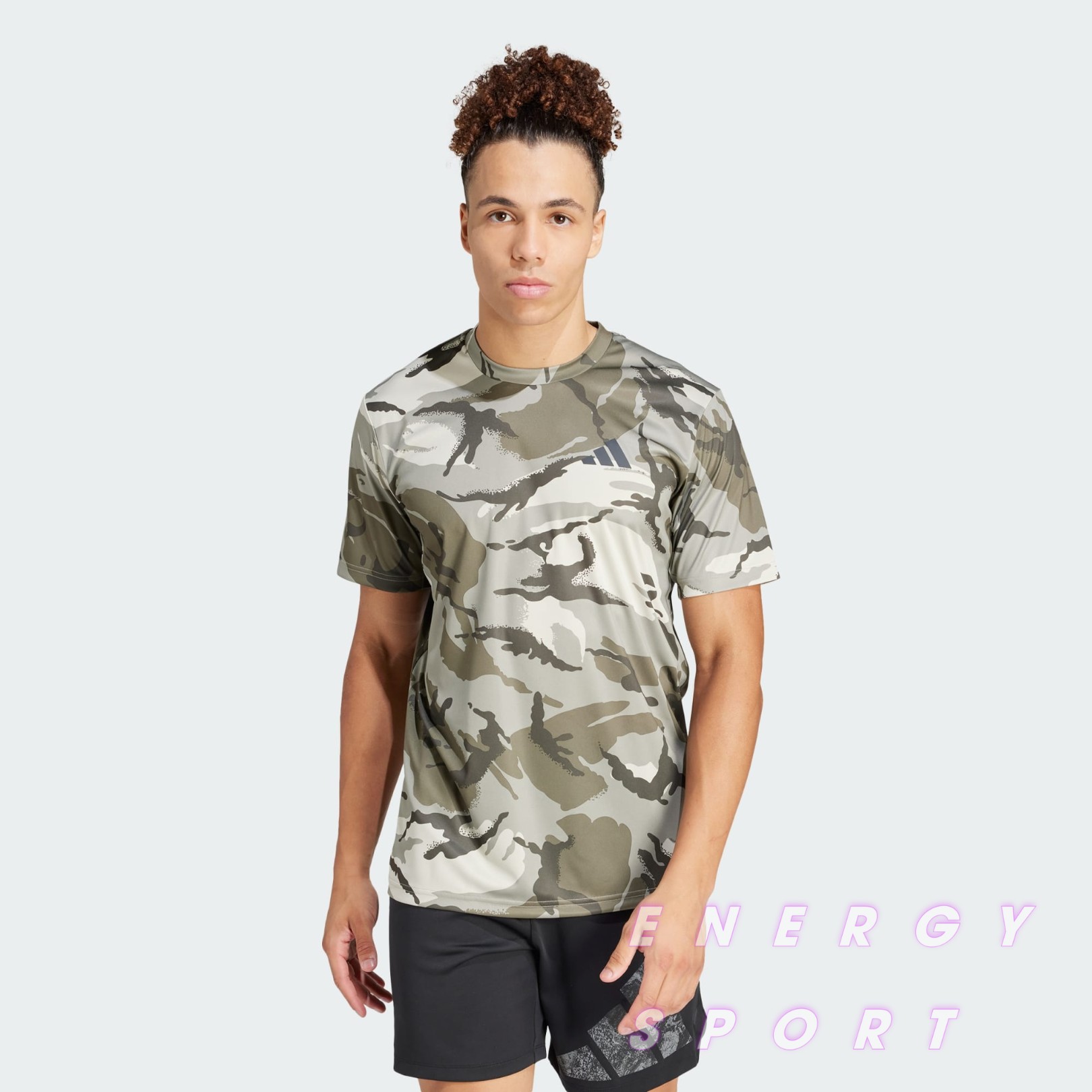 Áo Thun Thể Thao Nam Adidas Train Essentials Camo