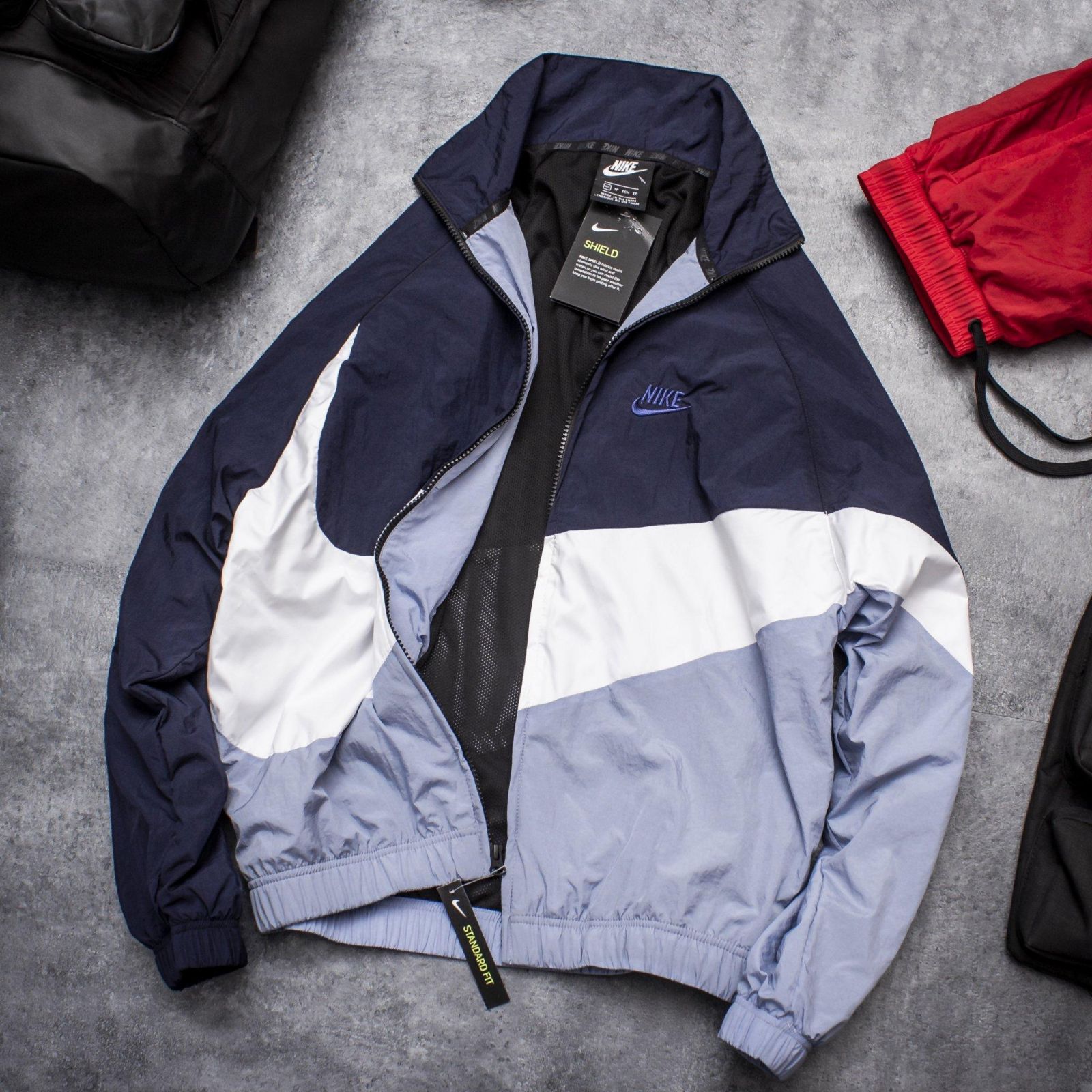 Khoác Gió Nike Sportswear Woven Jacket Blue