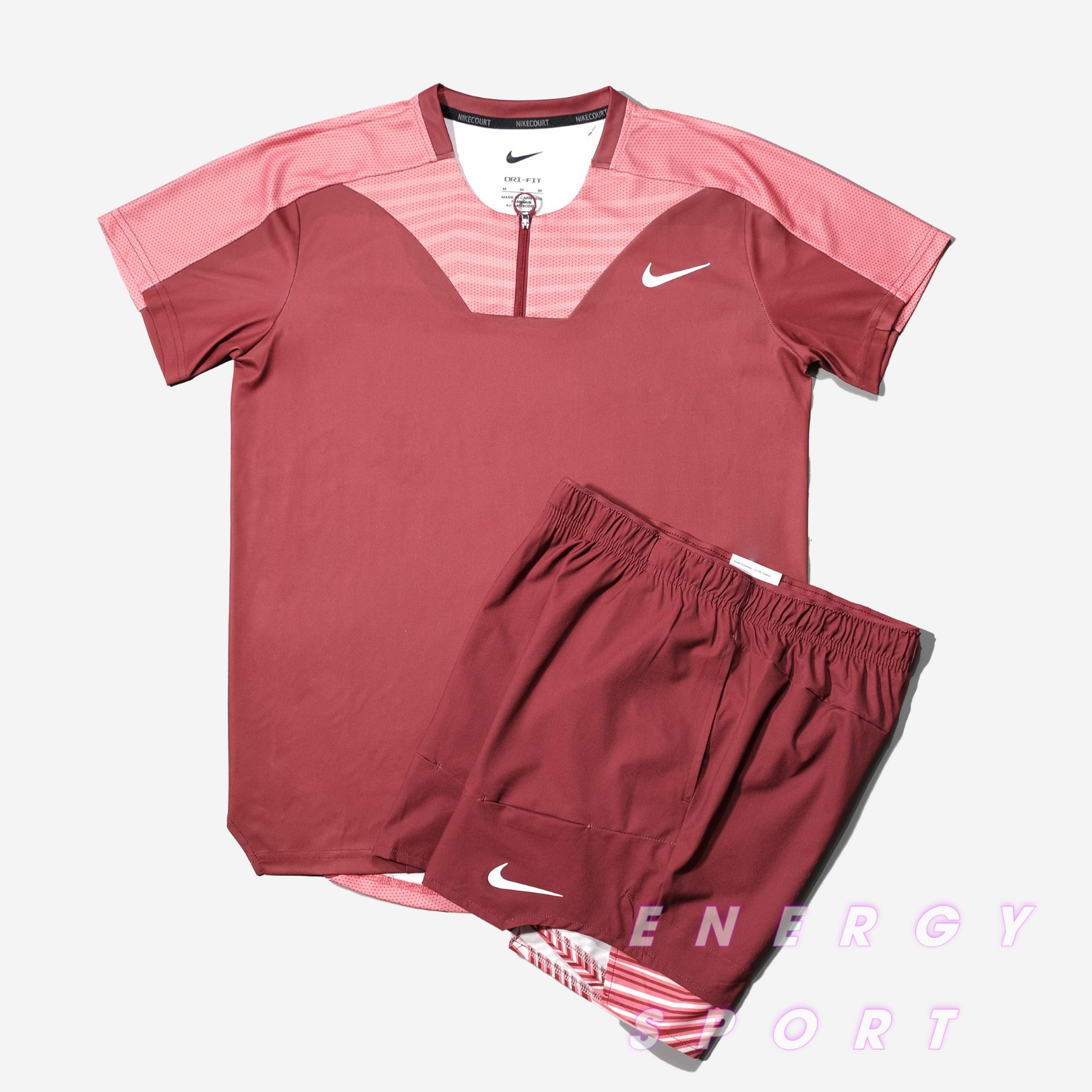 Bộ Quần Áo Thể Thao Tennis Pickleball Nam NK Court Dri-FIT ADV Slam Paris DV0692-681