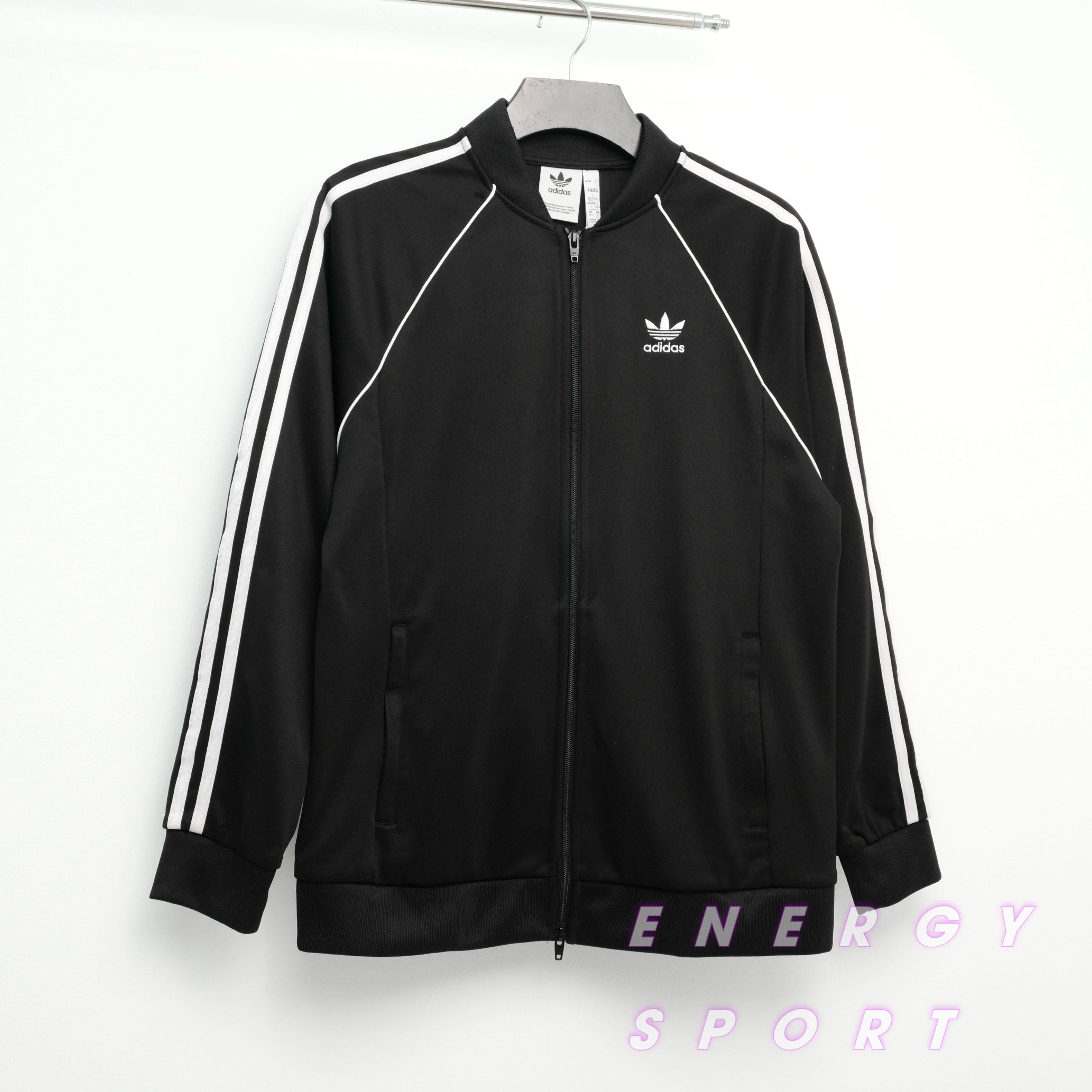 Áo Khoác Bomber Unisex Adidas Adicolor Classics SST Track Jacket - Màu Đen