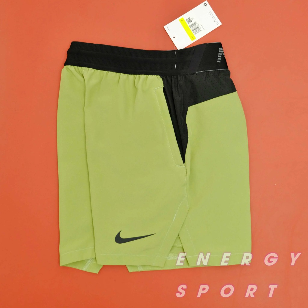 Quần Short Thể Thao Nam Nike Men's Pro Full Zip - Xanh Lá