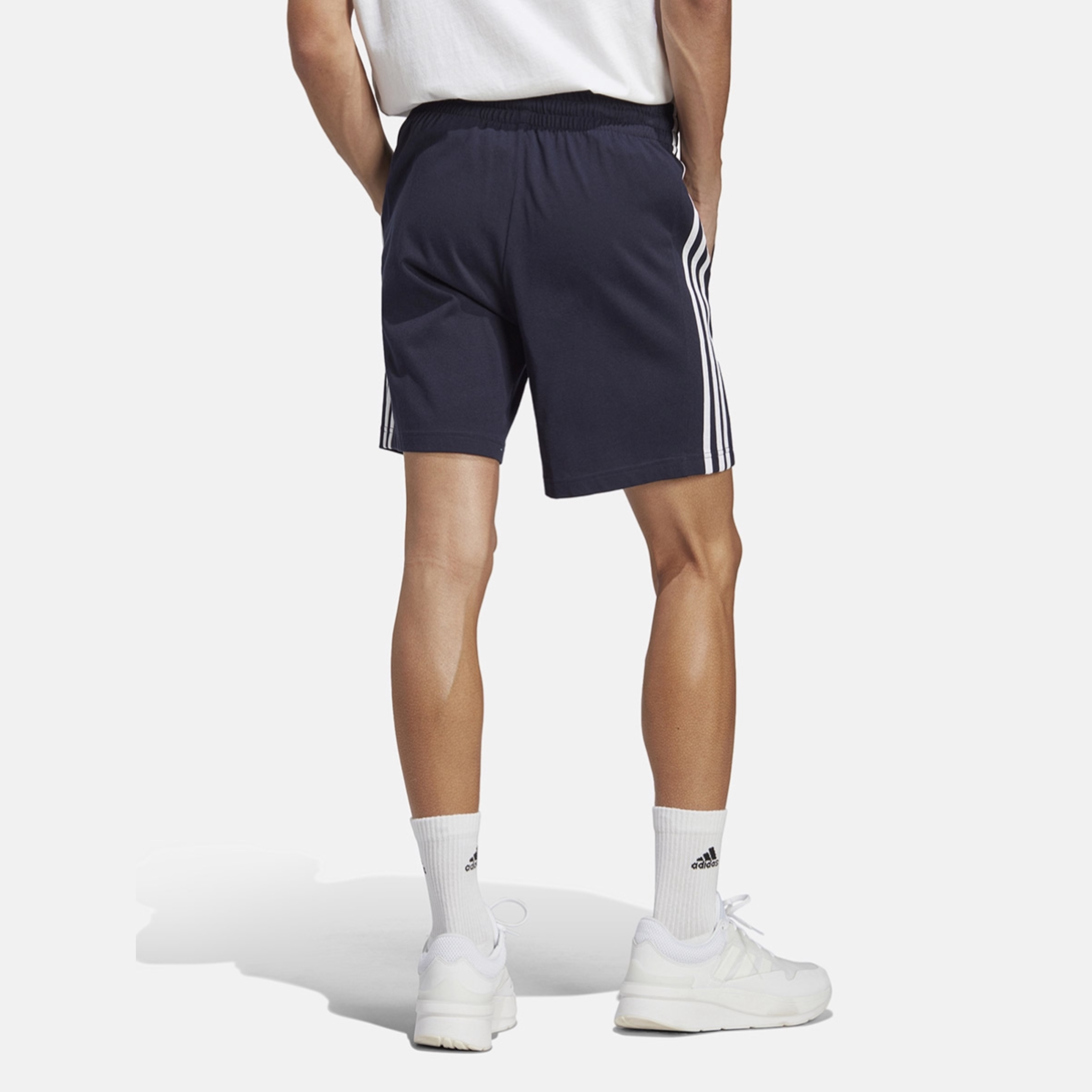 Quần Short Thể Thao Nam Adidas 3 Sọc Essentials - Navy